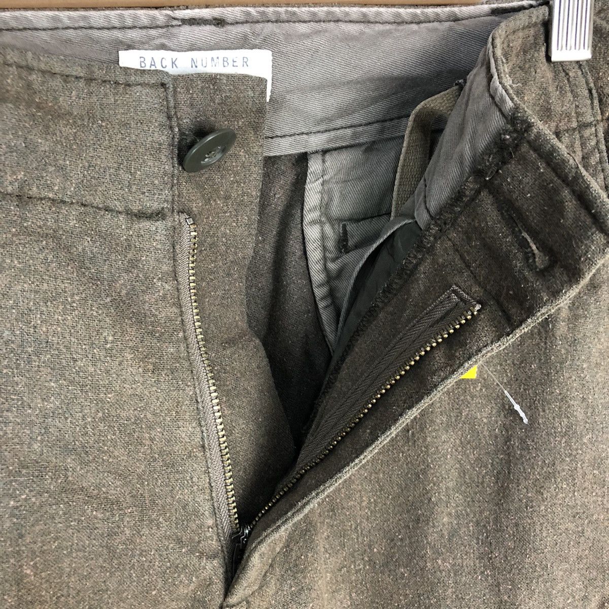 Japanese Brand Back Number Brown Cargo Multipocket Pants #A1162 Size US 27 - 14 Thumbnail