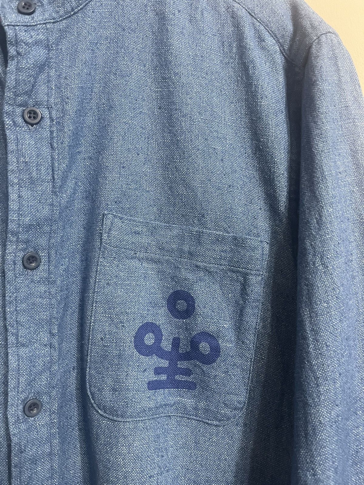 Blue Blue Japan × Indigo × Japanese Brand Vintage Sasakura Gensho Japan indigo button ups Size US M / EU 48-50 / 2 - 4 Thumbnail