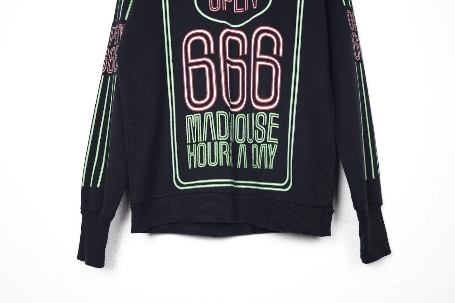 A$AP Rocky × Asger Juel Larsen A.J.L. Madhouse by Asger Juel Larsen Open 666 Sweatshirt Size US S / EU 44-46 / 1 - 3 Thumbnail