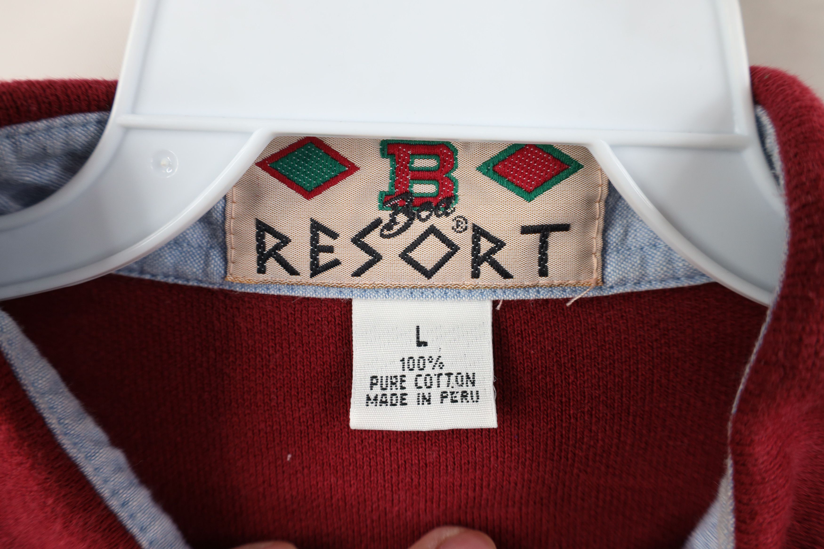 Vintage Vintage 90s Florida State University Golf Polo Shirt Red Size US L / EU 52-54 / 3 - 7 Thumbnail
