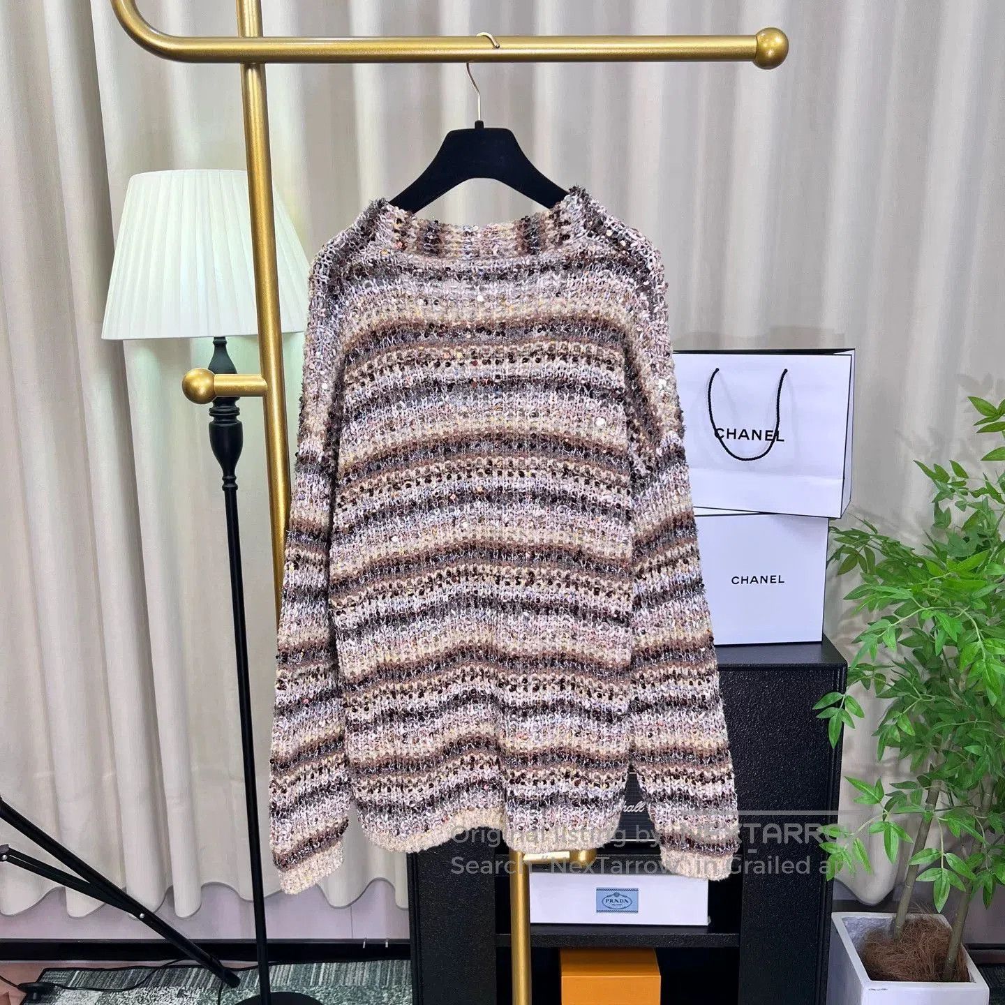 Brunello Cucinelli Brunello Cucinelli Gradient Scale Knit Cardigan. Size US XS / EU 42 / 0 - 2 Thumbnail