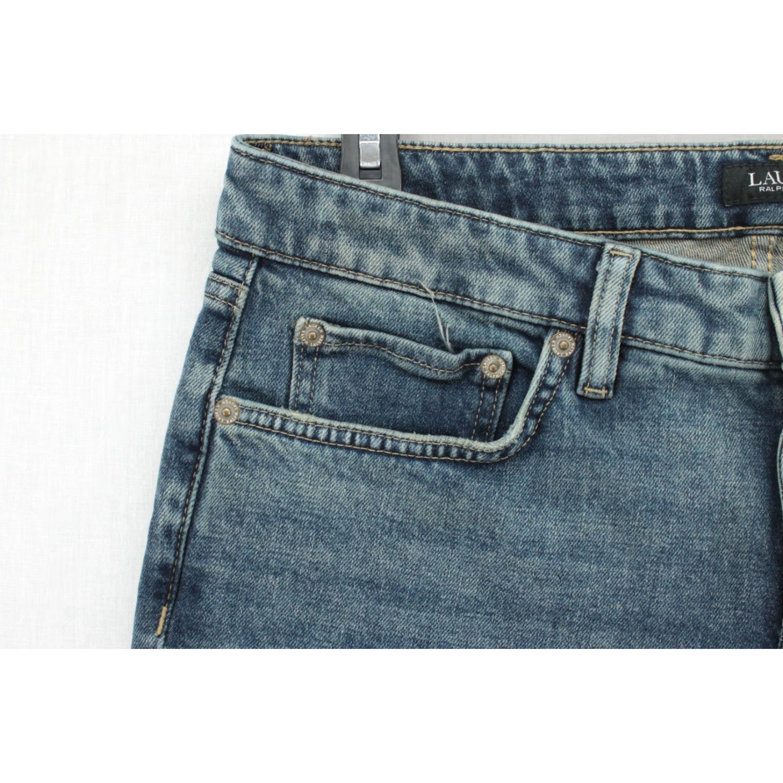Ralph Lauren Lauren Ralph Lauren Black Label Jeans Womens 12 Tapered Leg Raw Cuff Street Wear Size 34" / US 12 / IT 48 - 3 Thumbnail