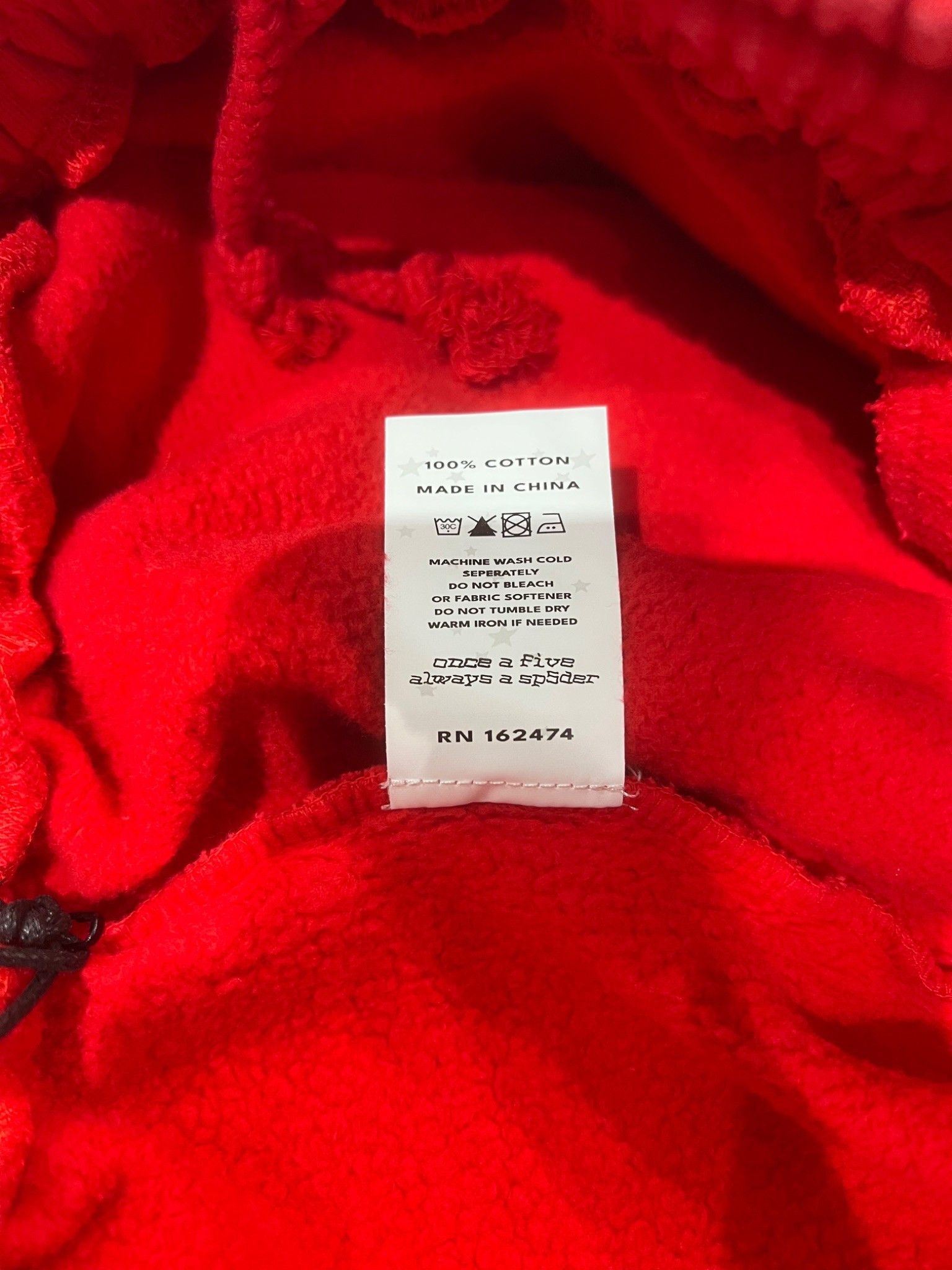 Sp5der Sp5der OG Logo Sweatshort Red Size US 32 / EU 48 - 7 Thumbnail