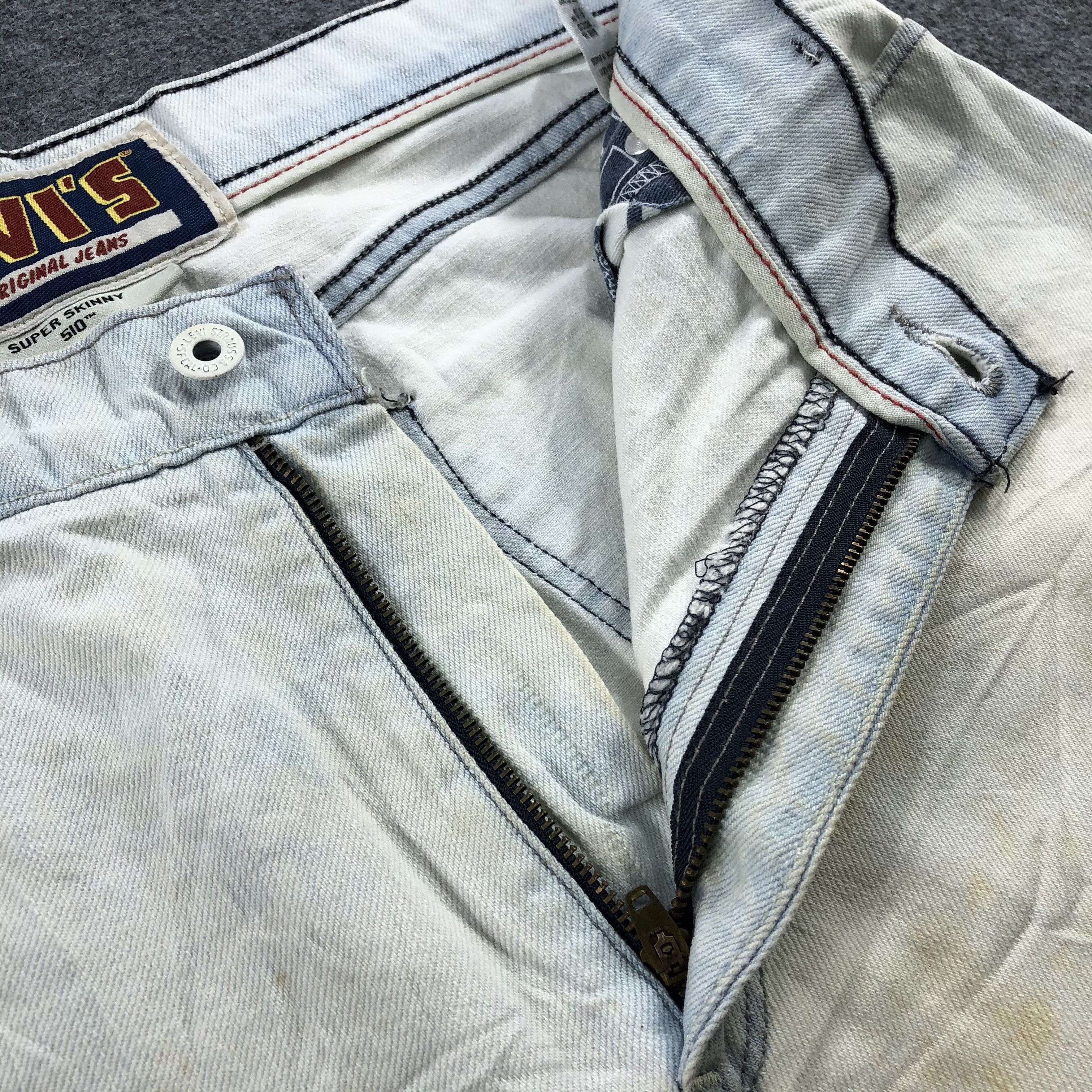 Levi's Vintage Levis 510 Jeans Skinny Denim KJ478 Size US 36 / EU 52 - 7 Thumbnail