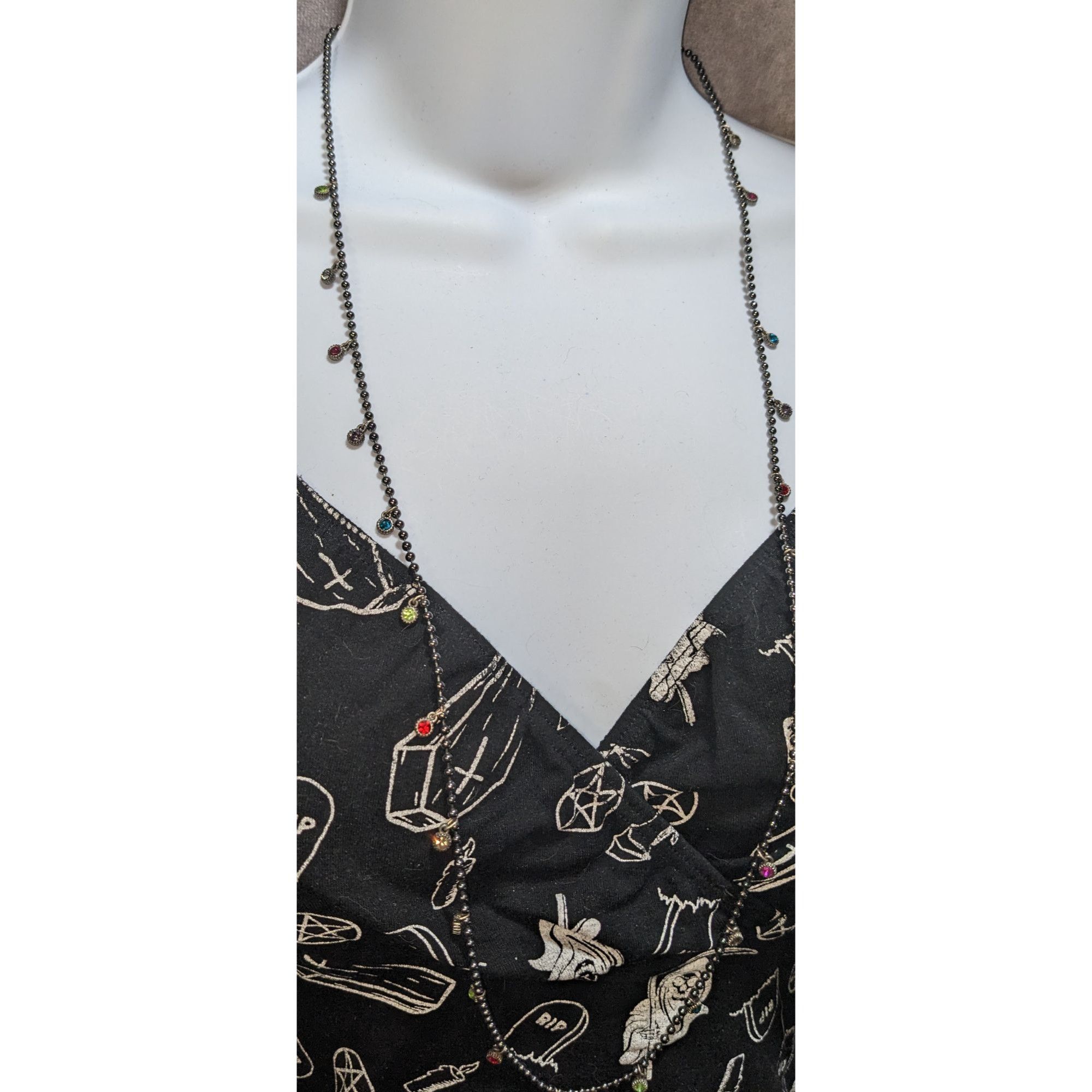American Eagle Outfitters American Eagle Outfitters Rainbow Gem Charm Necklace Size ONE SIZE - 4 Thumbnail