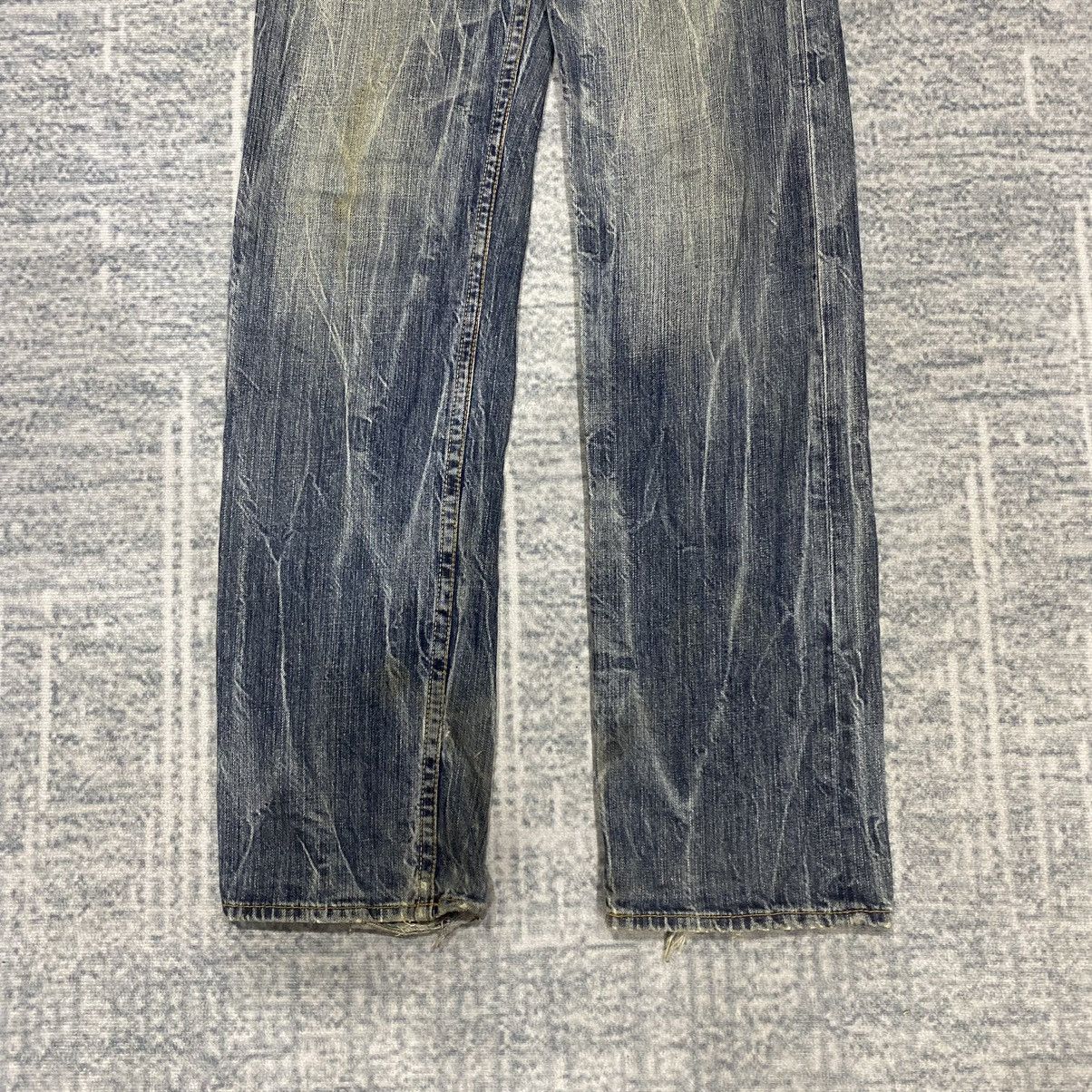 Japanese Brand × Vintage Sick☠️ Oririn Acid Wash Jeans Punk 90s Size US 30 / EU 46 - 3 Thumbnail