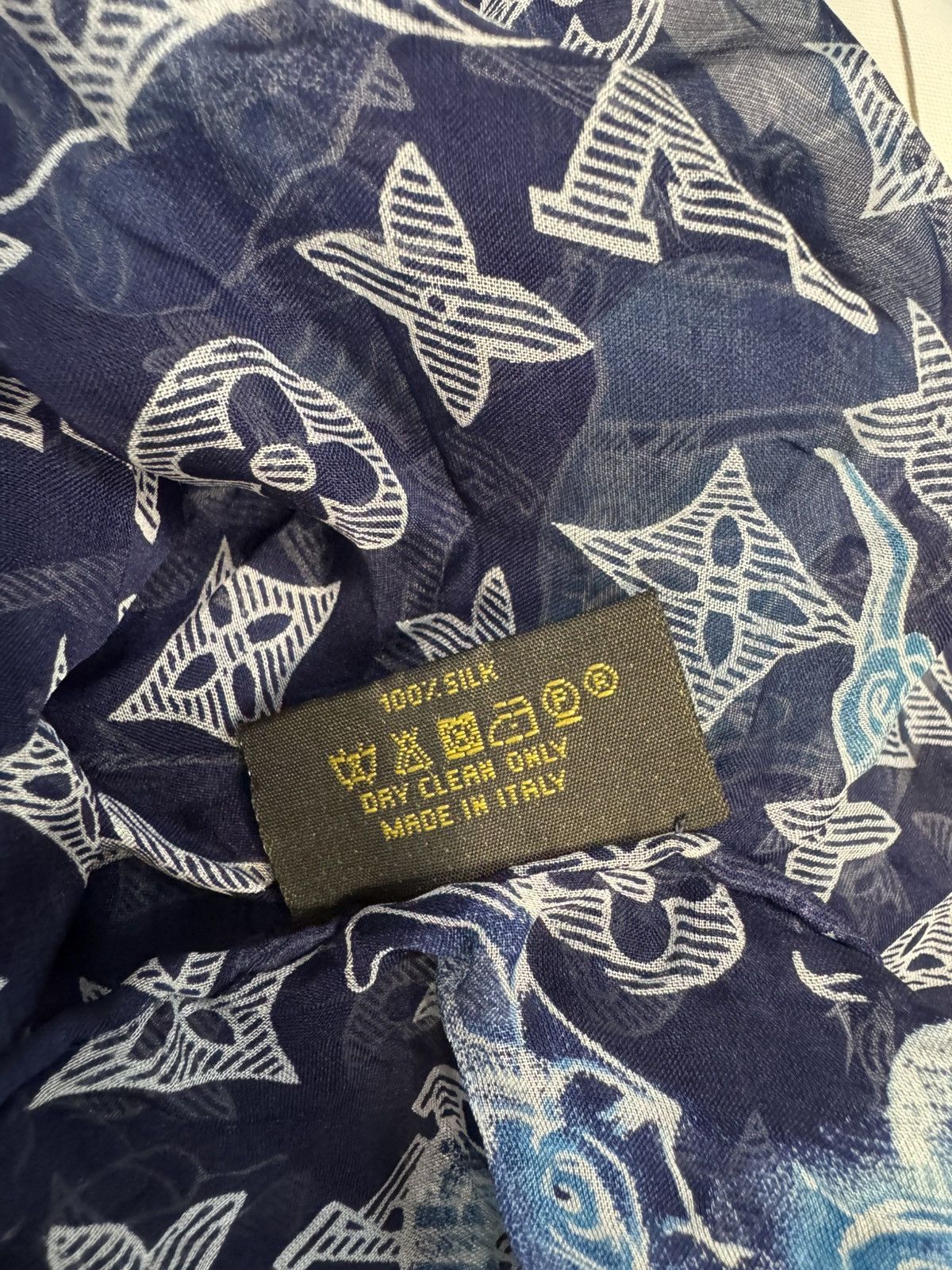 Louis Vuitton Louis vuitton silk monogram scarf Size ONE SIZE - 4 Thumbnail