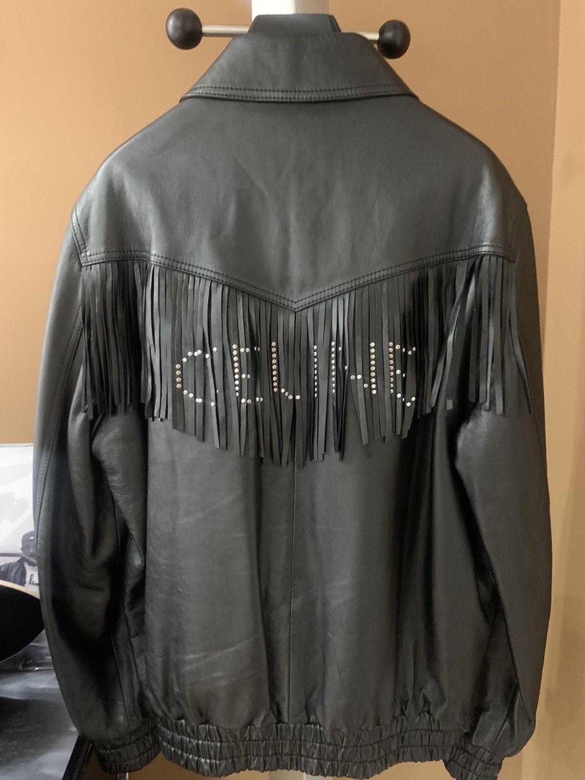 Celine Celine 2022SS Tassel Studded leather jacket Size US M / EU 48-50 / 2 - 1 Thumbnail
