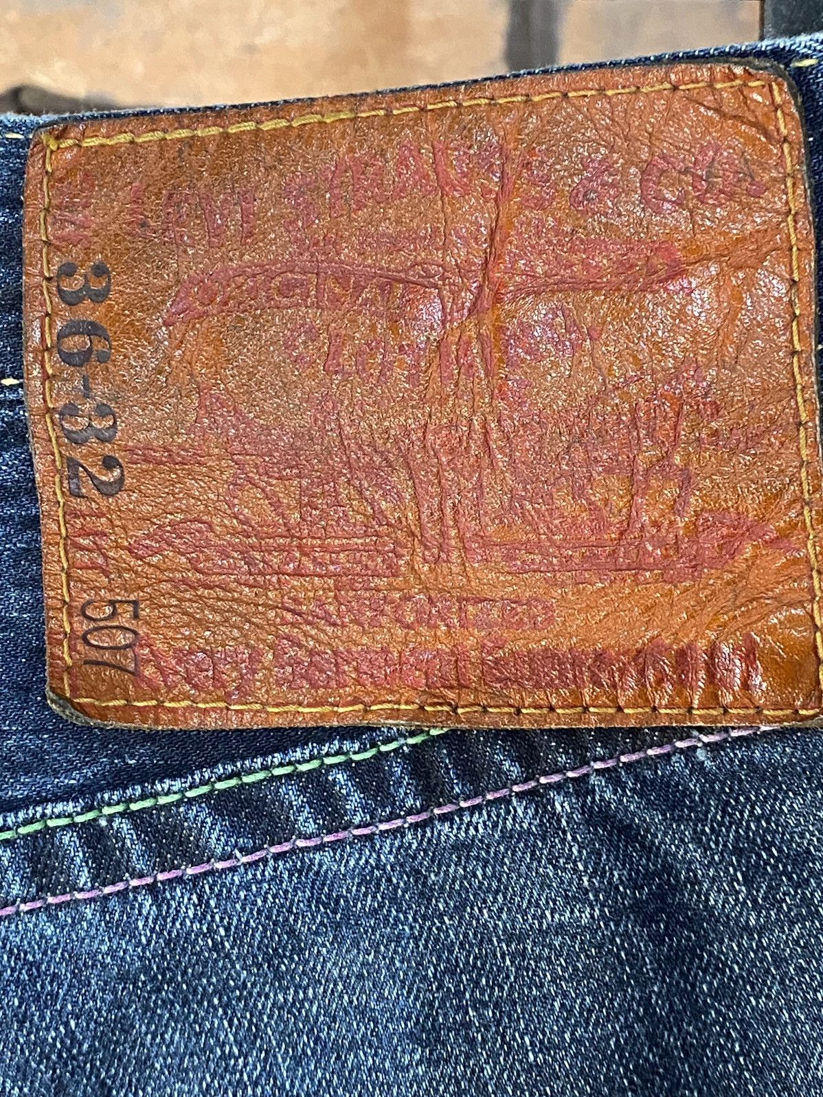Levi's SS06 ATMOS JAPAN X LEVI’S 507 JEANS FRAGMENT FENOM STUSSY Size US 36 / EU 52 - 10 Thumbnail