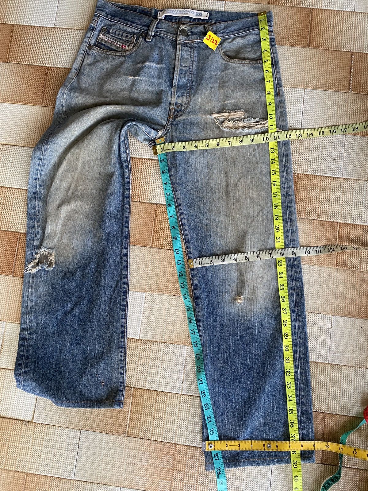 Diesel × If Six Was Nine Vintage diesel industry straight cut denim Size US 32 / EU 48 - 6 Thumbnail