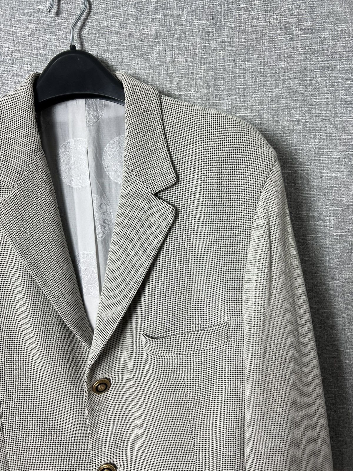 Versace Vintage Versace Classic V2 Rayon Blazer Jacket Size US M / EU 48-50 / 2 - 4 Thumbnail