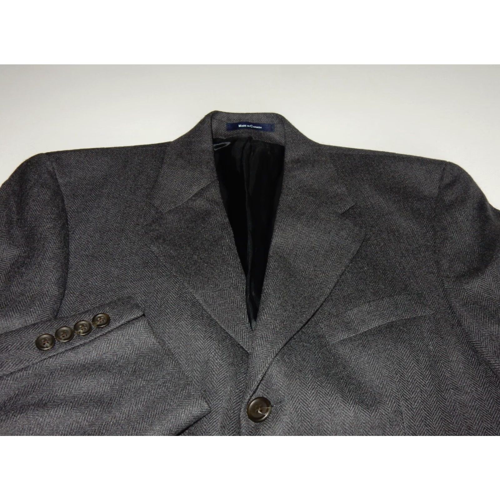 Ralph Lauren RALPH LAUREN VINTAGE Polo University Men's Blazer Jacket Gray Wool Size 42R Size US XL / EU 56 / 4 - 2 Thumbnail