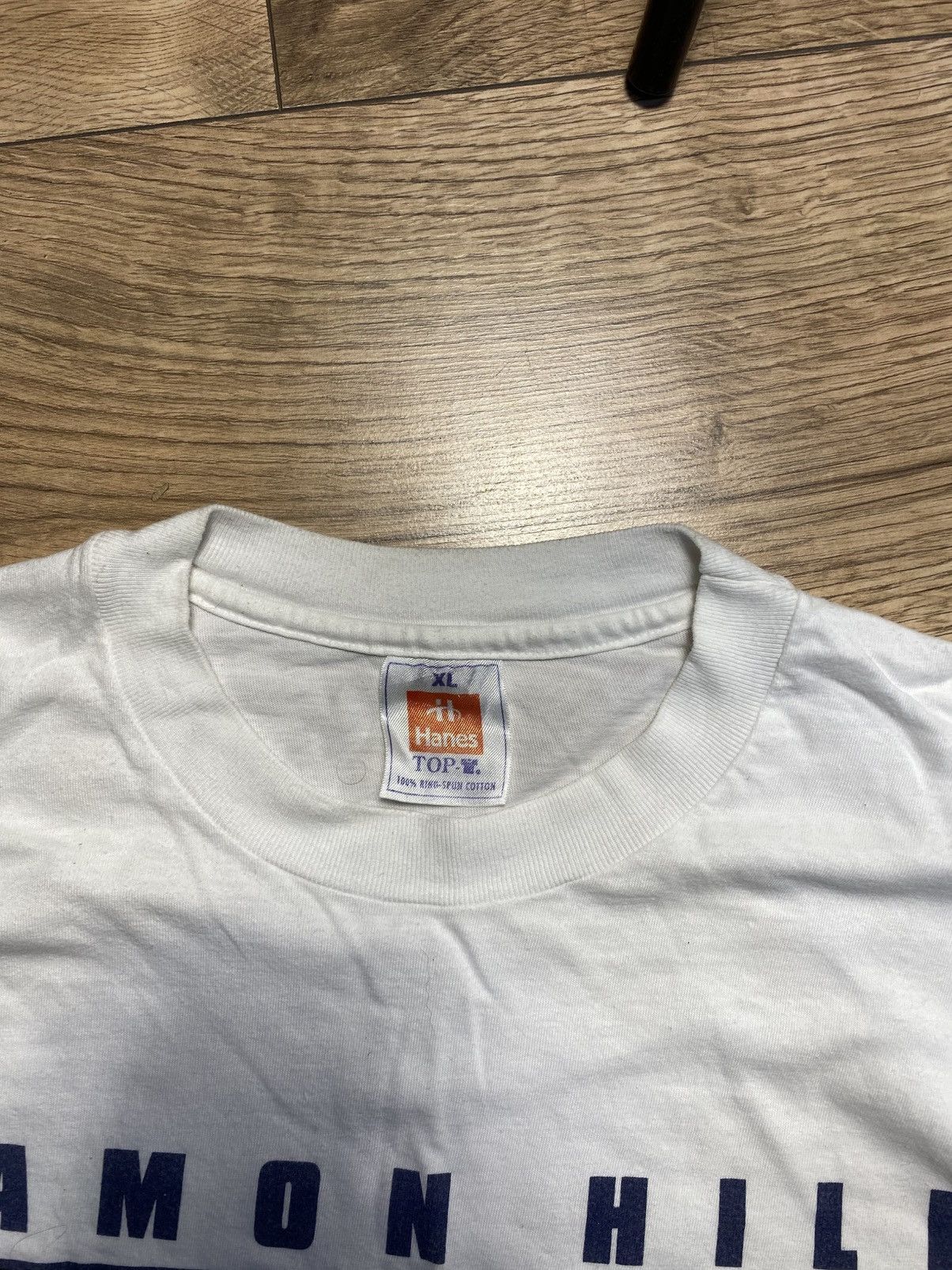 Hanes Vintage 90s Damon Hill "Focused" F1 Racing Tee XL Size US XL / EU 56 / 4 - 4 Thumbnail