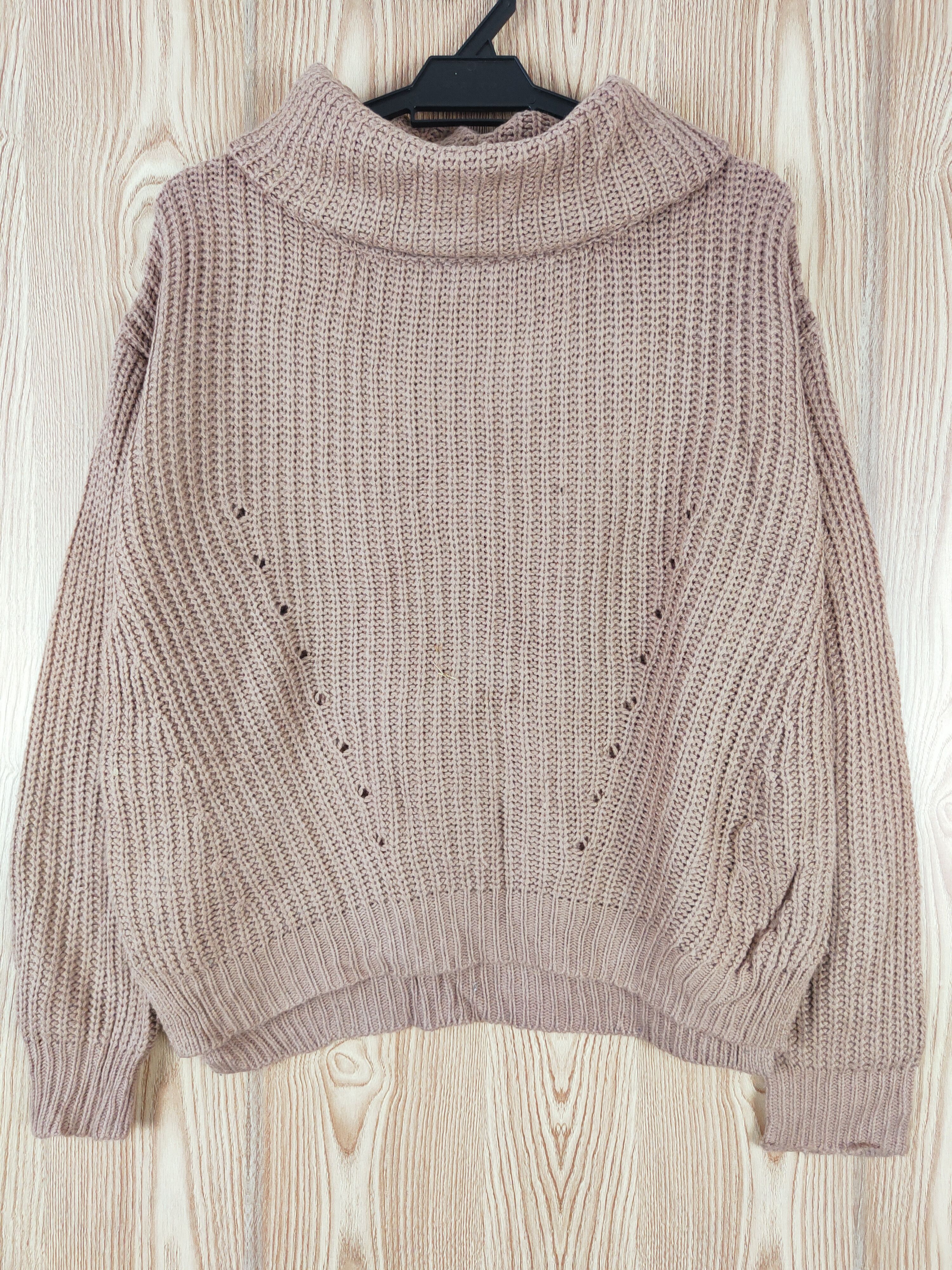 Japanese Brand One Way Brown Knitwear Sweatshirts #W298 Size US L / EU 52-54 / 3 - 1 Thumbnail
