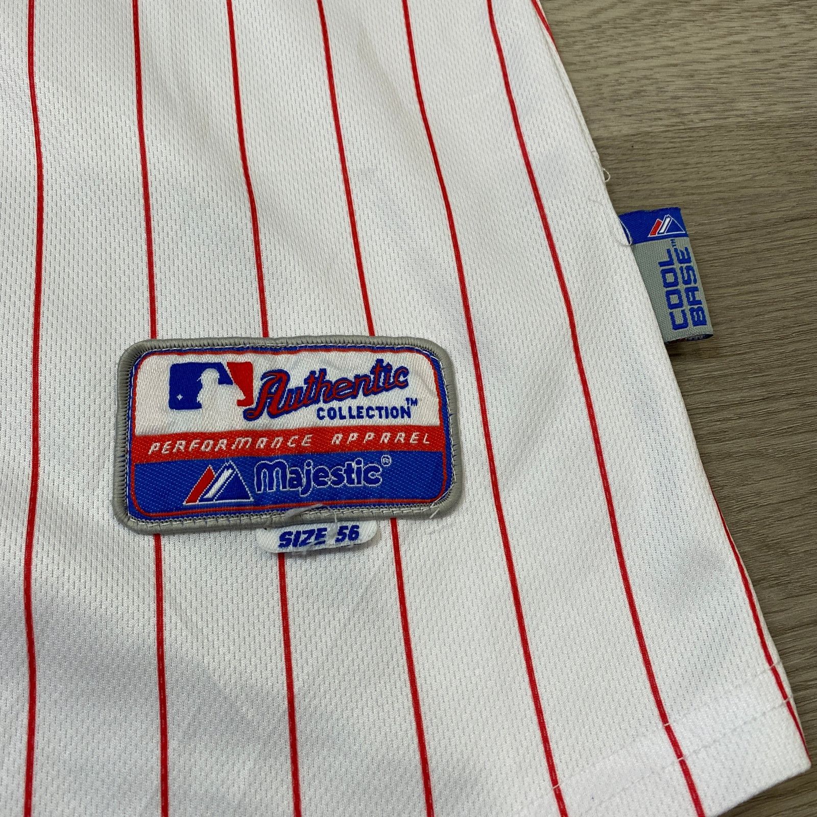 Majestic Authentic Majestic Coolbase Philadelphia Phillies Jersey LEE Size US XL / EU 56 / 4 - 5 Thumbnail