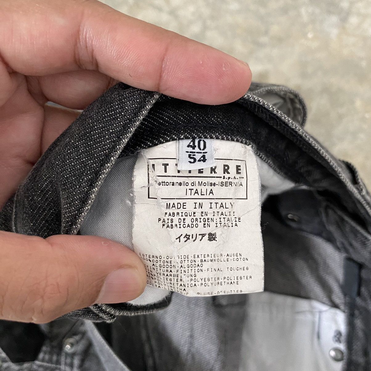 Versace 2004 Archive Versace Sanded Black Bondage Denim Jeans Size US 38 / EU 54 - 24 Thumbnail