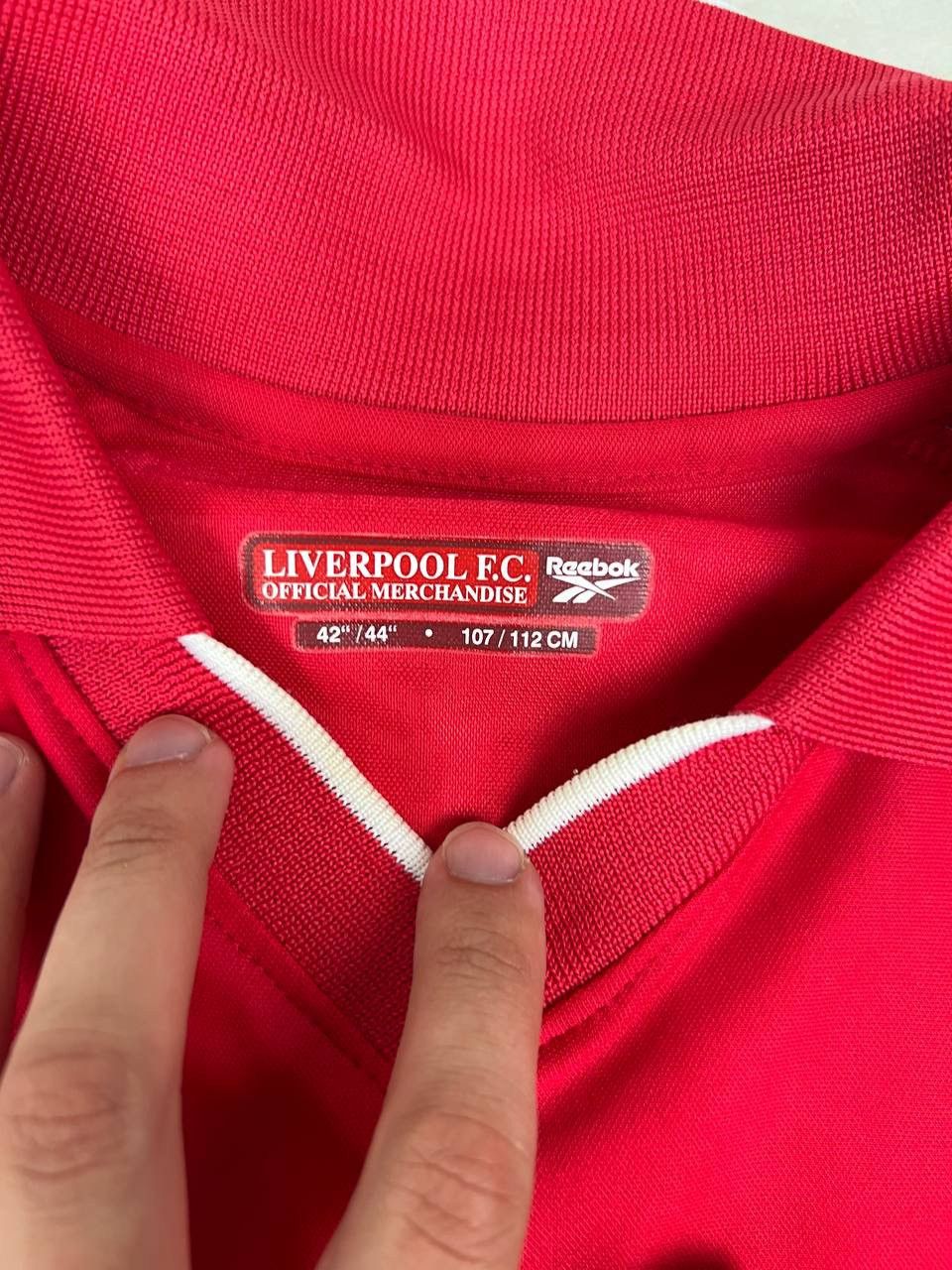Reebok Vintage Liverpool 2000 2002 Hamann #16 Home Shirt Jersey Size US L / EU 52-54 / 3 - 7 Thumbnail