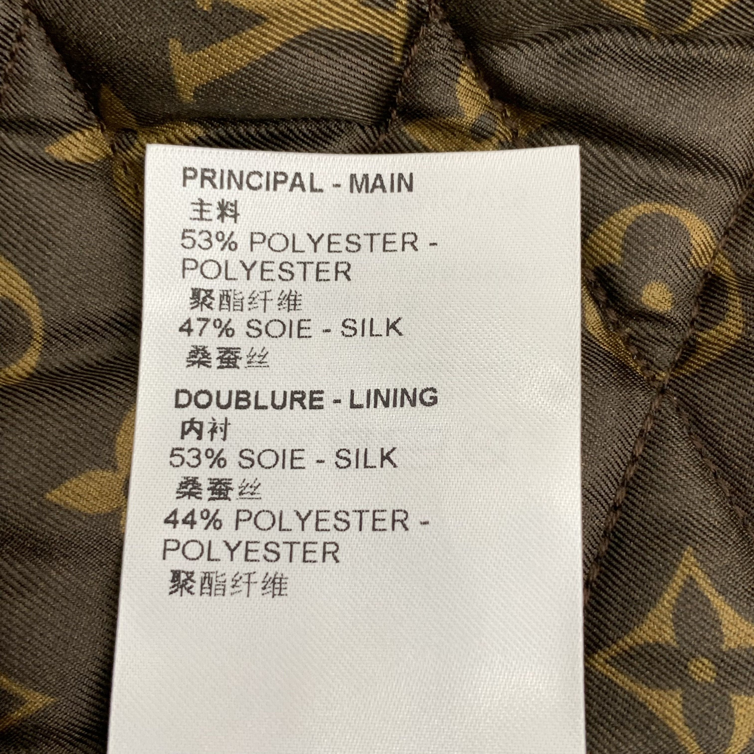 Louis Vuitton Louis Vuitton Black Monogram Lined Zip-Up Jacket (Size XS) Size US XS / EU 42 / 0 - 3 Thumbnail