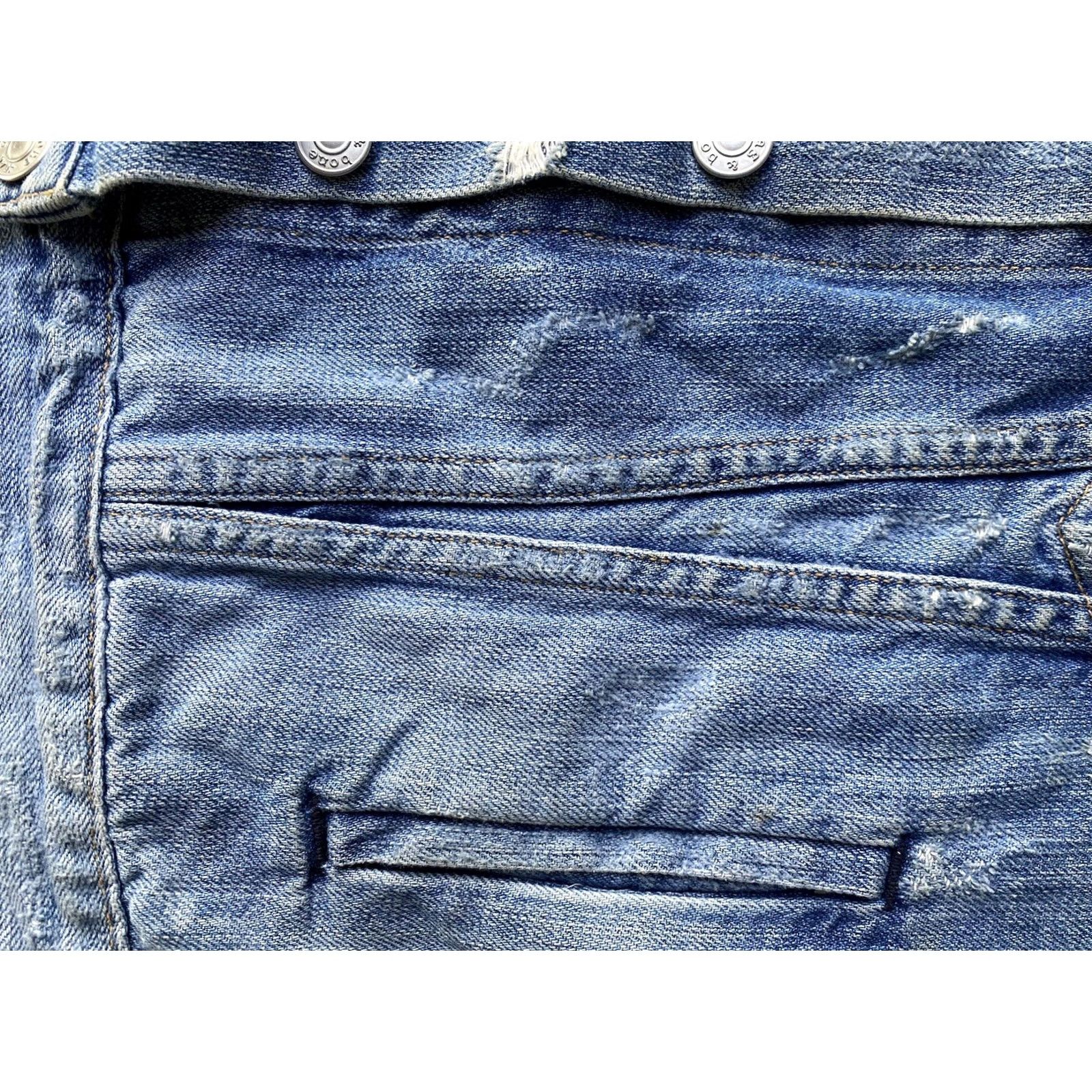 Rag & Bone Rag & Bone Denim Jean Vest Womens Small Blue Distressed Size 28" / US 6 / IT 42 - 4 Thumbnail