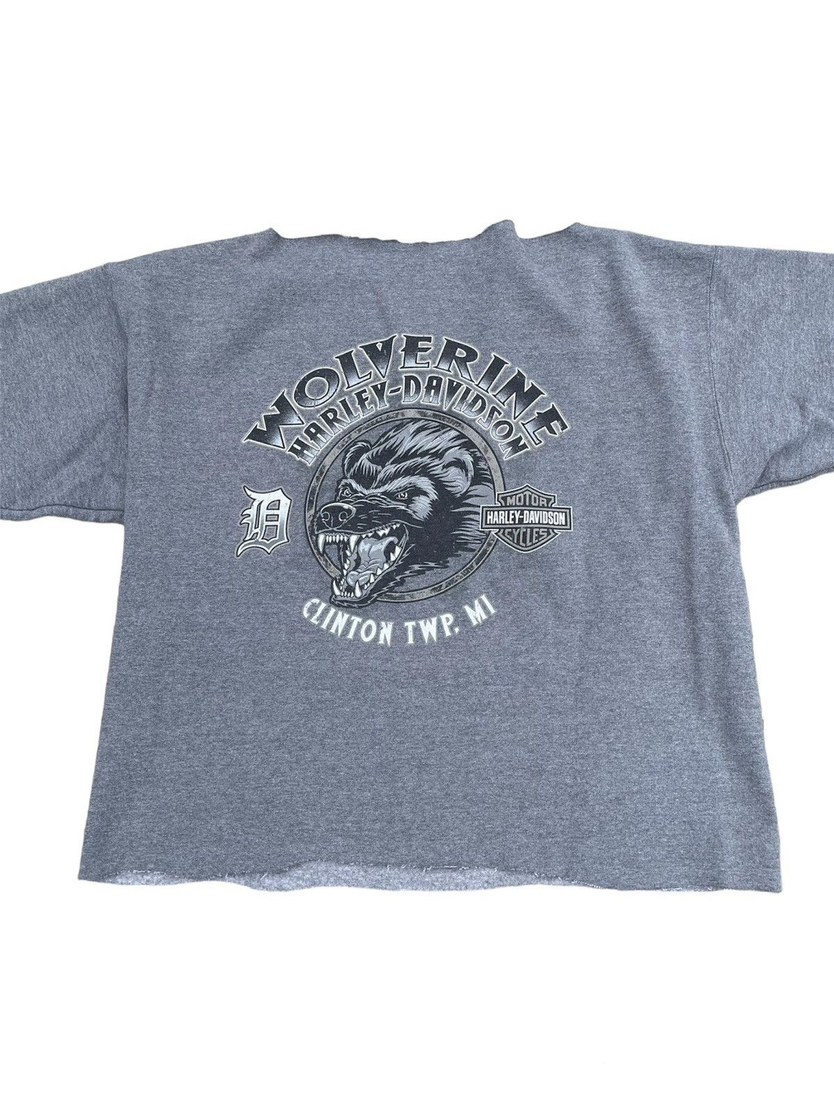 Harley Davidson × Vintage Crazy Chopped Harley Davidson Hoodie Size US XL / EU 56 / 4 - 2 Thumbnail