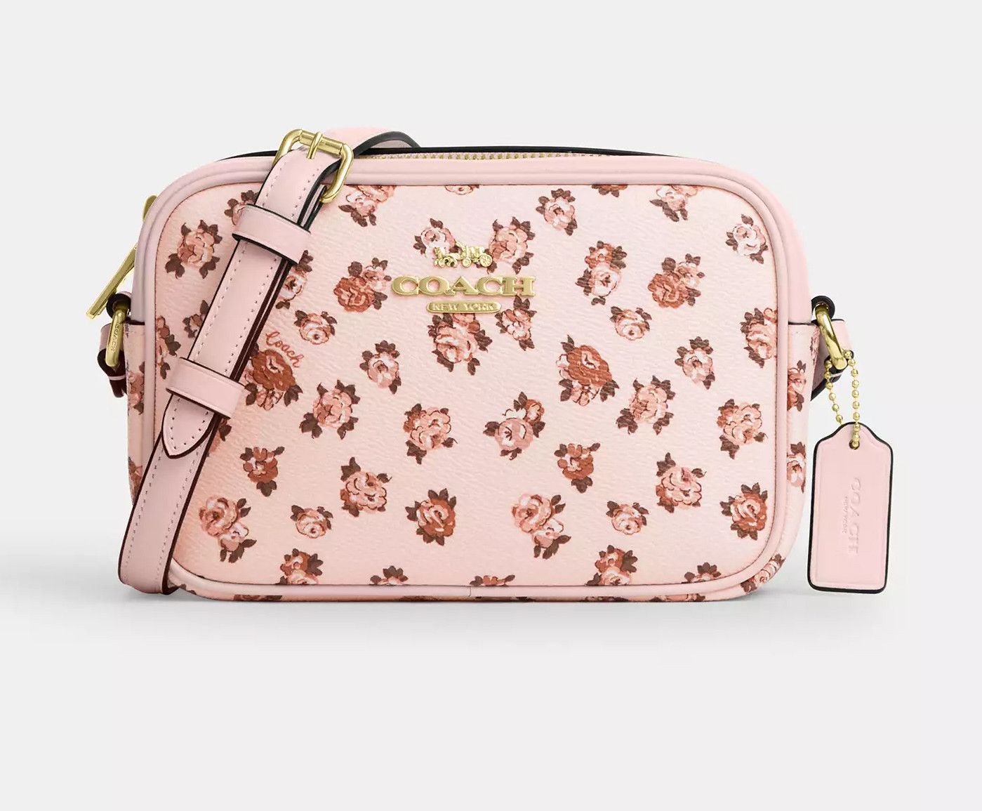 Coach Mini Jamie Camera Bag With Rose Print CY780 Size ONE SIZE - 5 Thumbnail