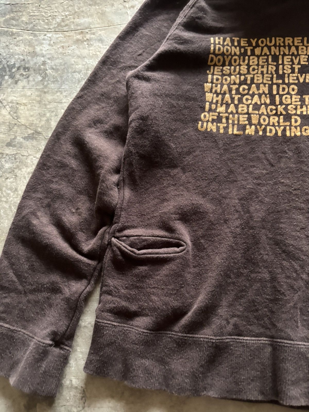 Hysteric Glamour 010290 THE NINE HEADS poem rebel hoodie undercover style Size US S / EU 44-46 / 1 - 7 Thumbnail