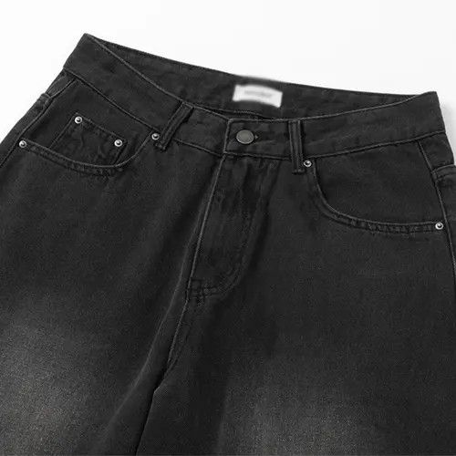 Japanese Brand High street punk men's casual washed gradient jeans y2k Size US 32 / EU 48 - 2 Thumbnail