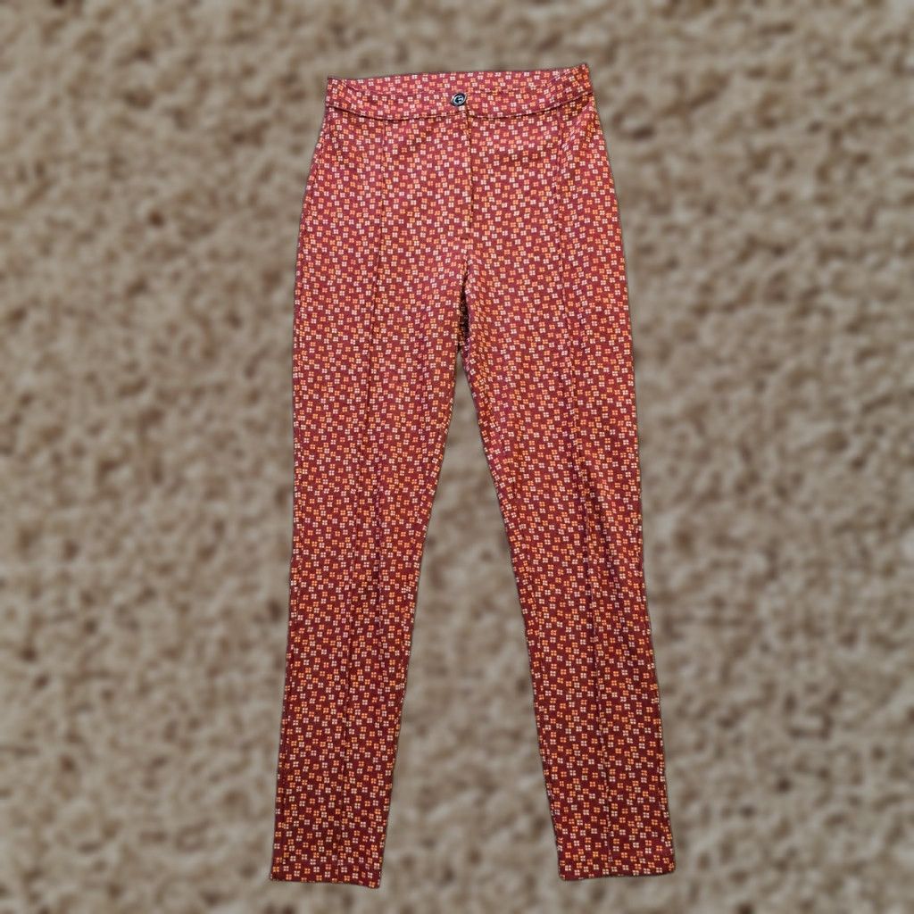 Free People Free People Pants Womens Size 2 Red Knit Stretch Skinny Office Career Casual Size 26" / US 2 / IT 38 - 1 Thumbnail