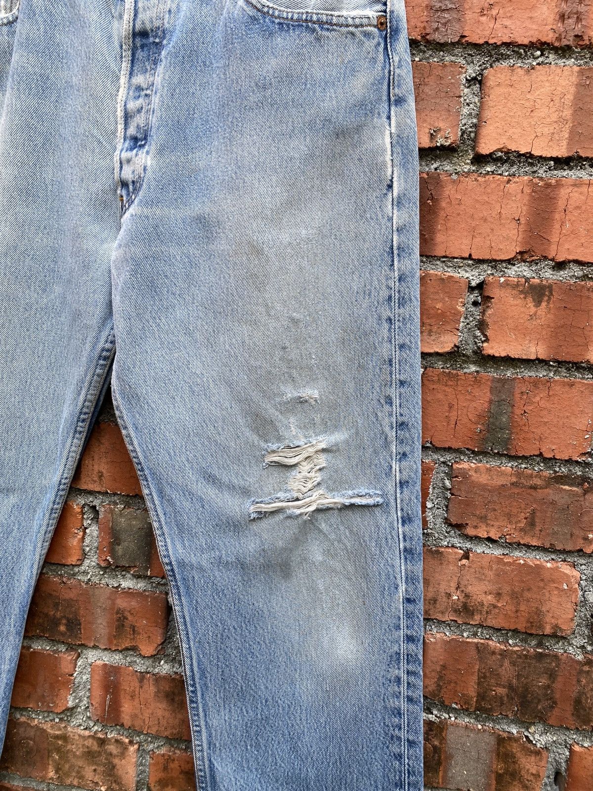 Levi's Vintage Clothing W33x31 Vintage levi's 501 distressed made in USA Size US 33 - 4 Thumbnail