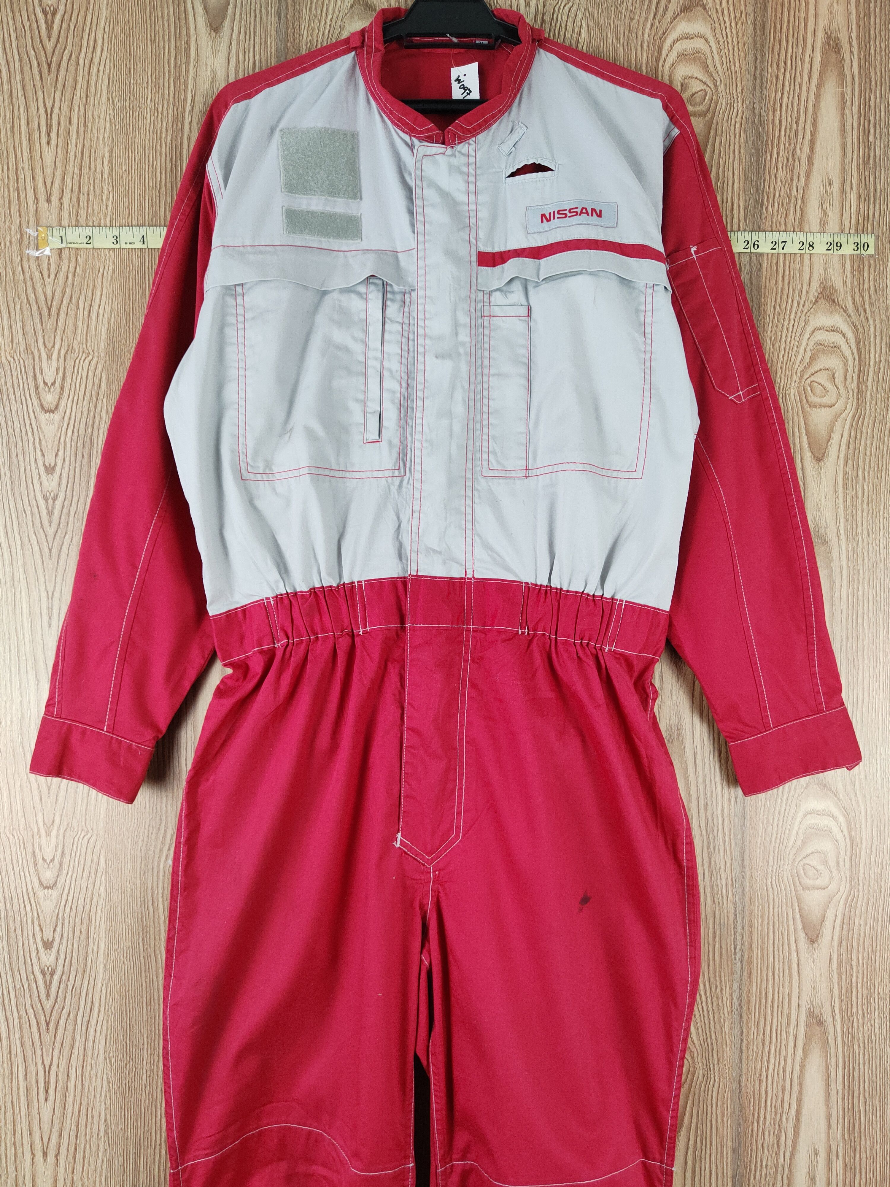 Sports Specialties 90' Nissan nismo racing Red Coveralls #W097 Size US 34 / EU 50 - 3 Thumbnail