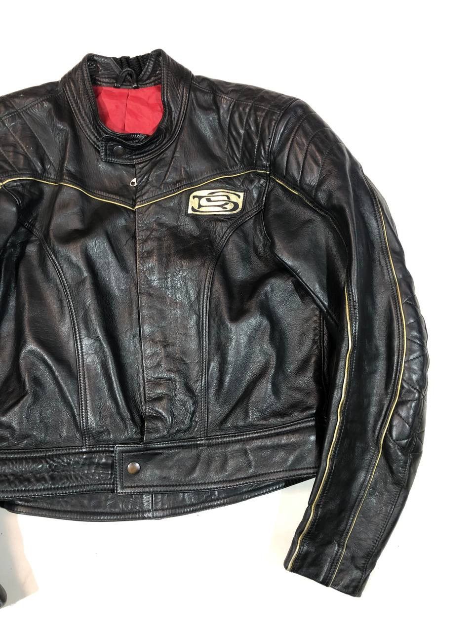 Other Leder Vintage Racing Moto Jacket Black Size US M / EU 48-50 / 2 - 2 Thumbnail