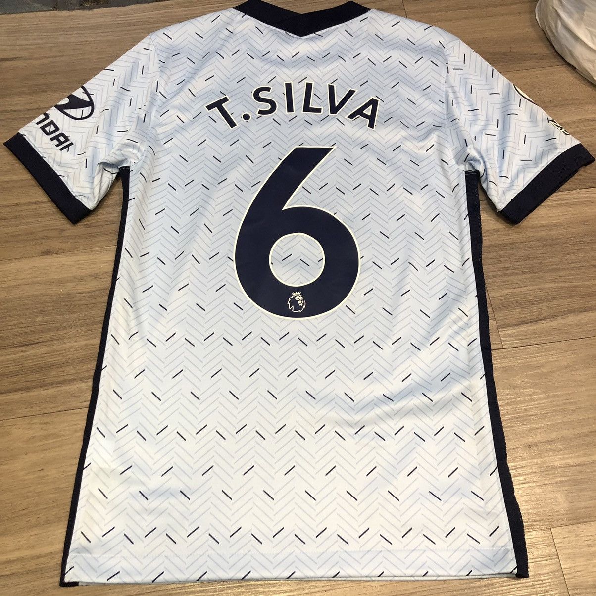 【新品未使用】Nike Chelsea FC T.SILVA シャツ Mサイズ Chelsea WSL Nike Third Stadium Shirt 2025-26 with Charles 21