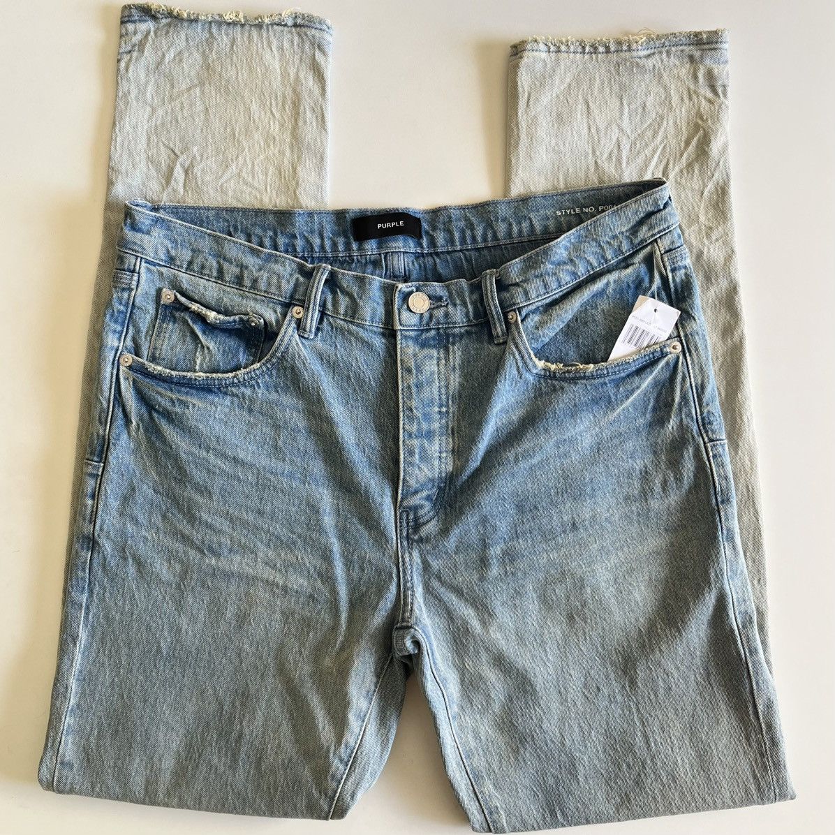 Purple Brand Purple Brand Skinny Rhone Fade Light Indigo Jeans Sz 36 NWT Size US 36 / EU 52 - 2 Thumbnail