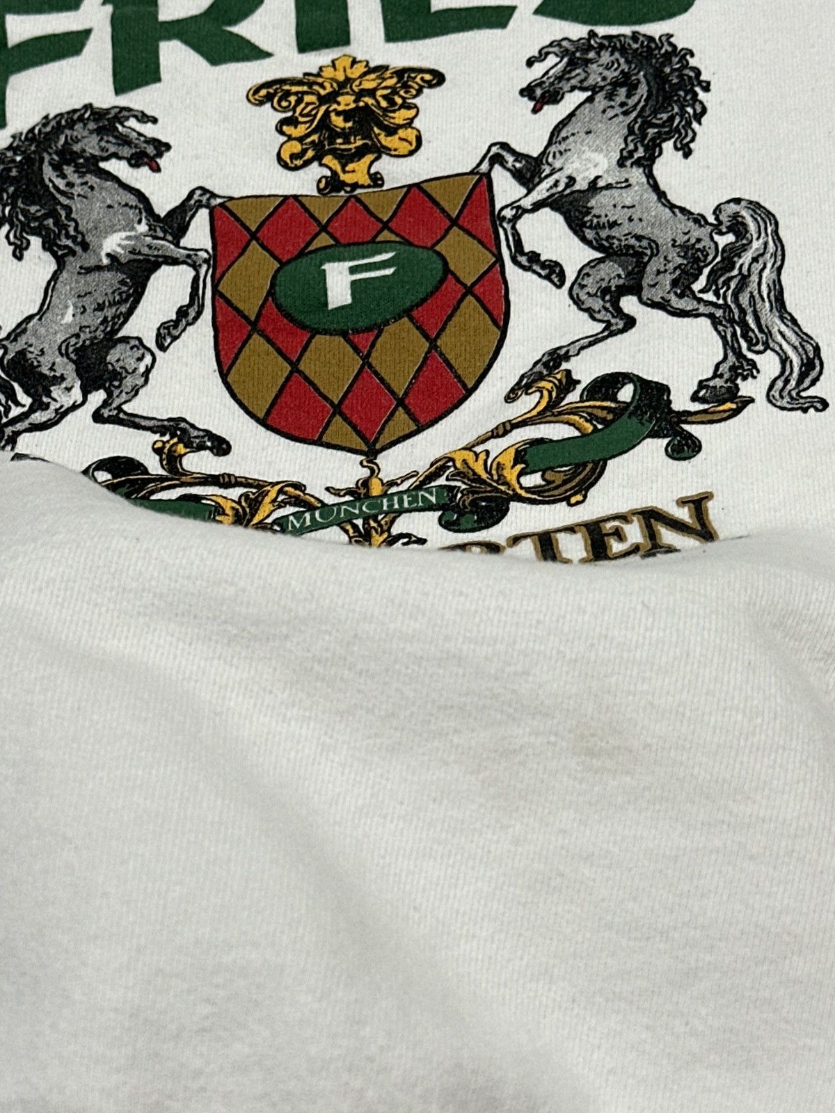 Delta Vintage 90s German Beer Crewneck Fries BiergartenDeutschland Size US L / EU 52-54 / 3 - 8 Thumbnail