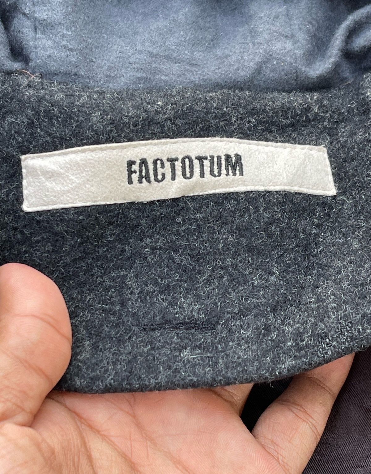 FACTOTUM 🔥 FACTOTUM JAPAN WOOL DUFFLE HOODIE JACKET Size US S / EU 44-46 / 1 - 13 Thumbnail