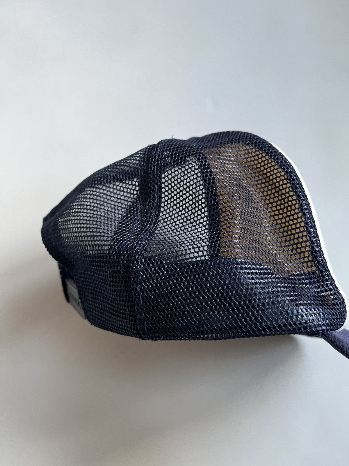 Honda Vintage 90s HONDA Polyester Blue White Trucker Cap Size ONE SIZE - 8 Thumbnail