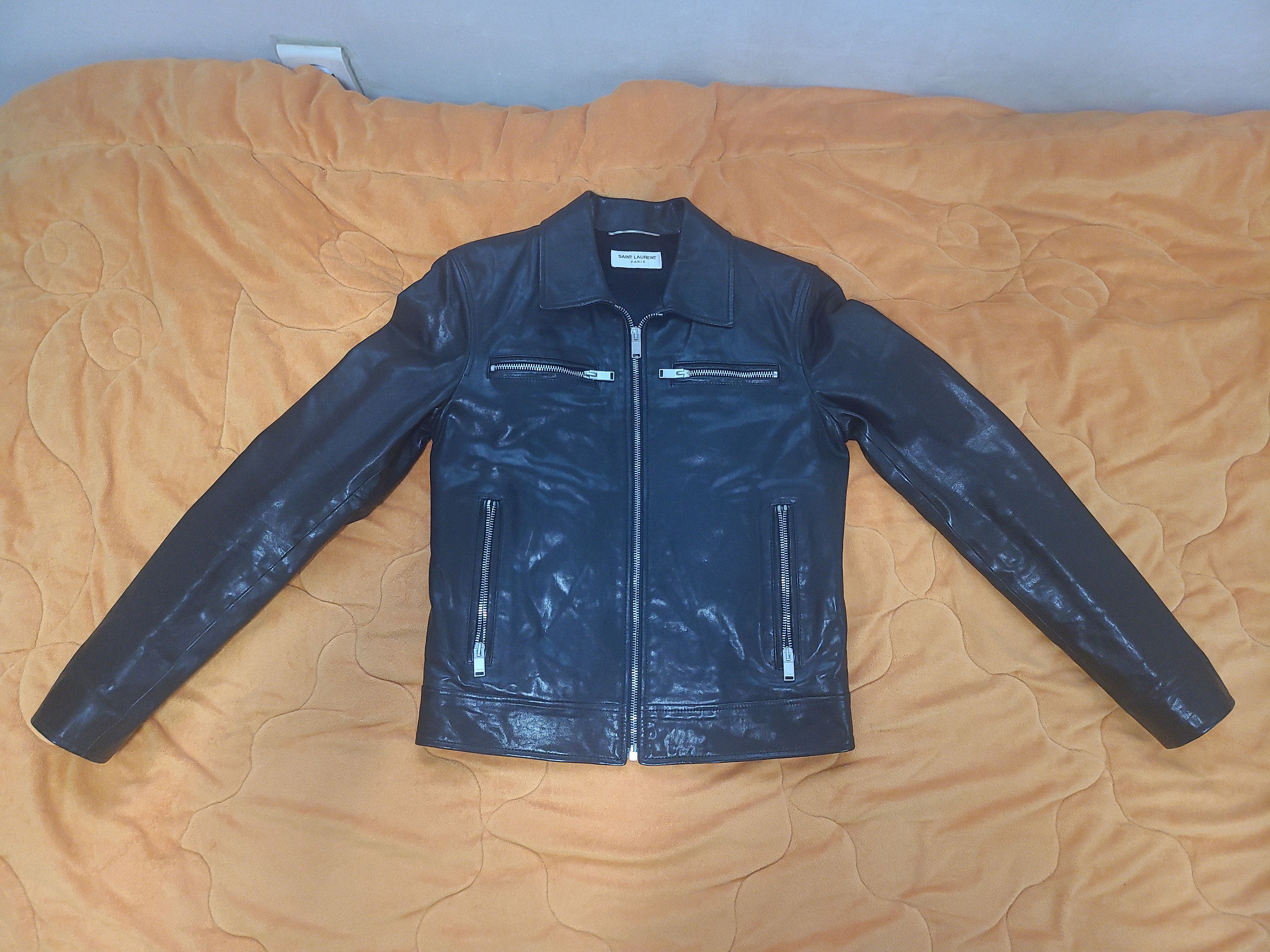 Saint Laurent Paris Cafe Racer Jacket Size US S / EU 44-46 / 1 - 1 Thumbnail