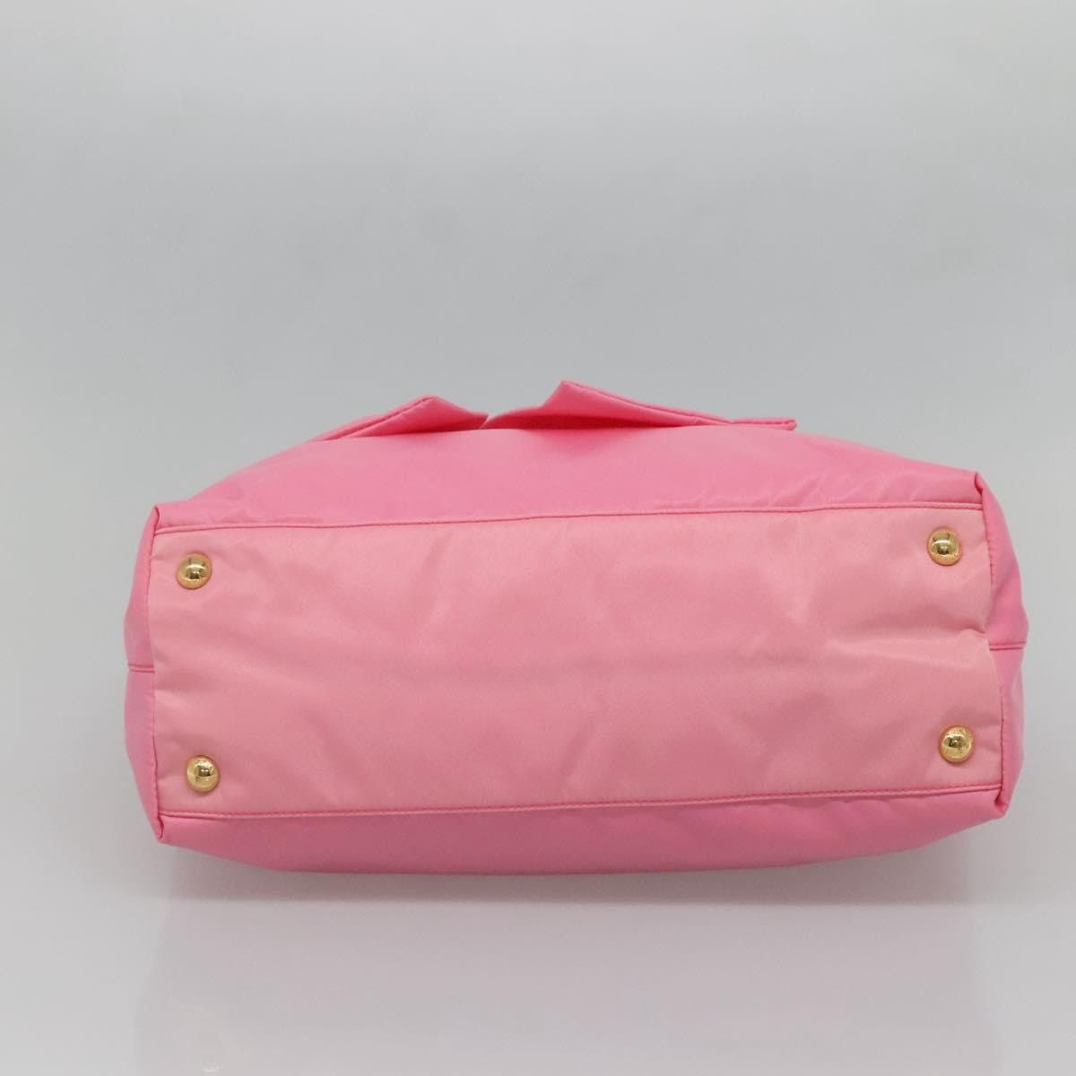 Prada PRADA Hand Bag Nylon Pink Gold Size ONE SIZE - 9 Thumbnail