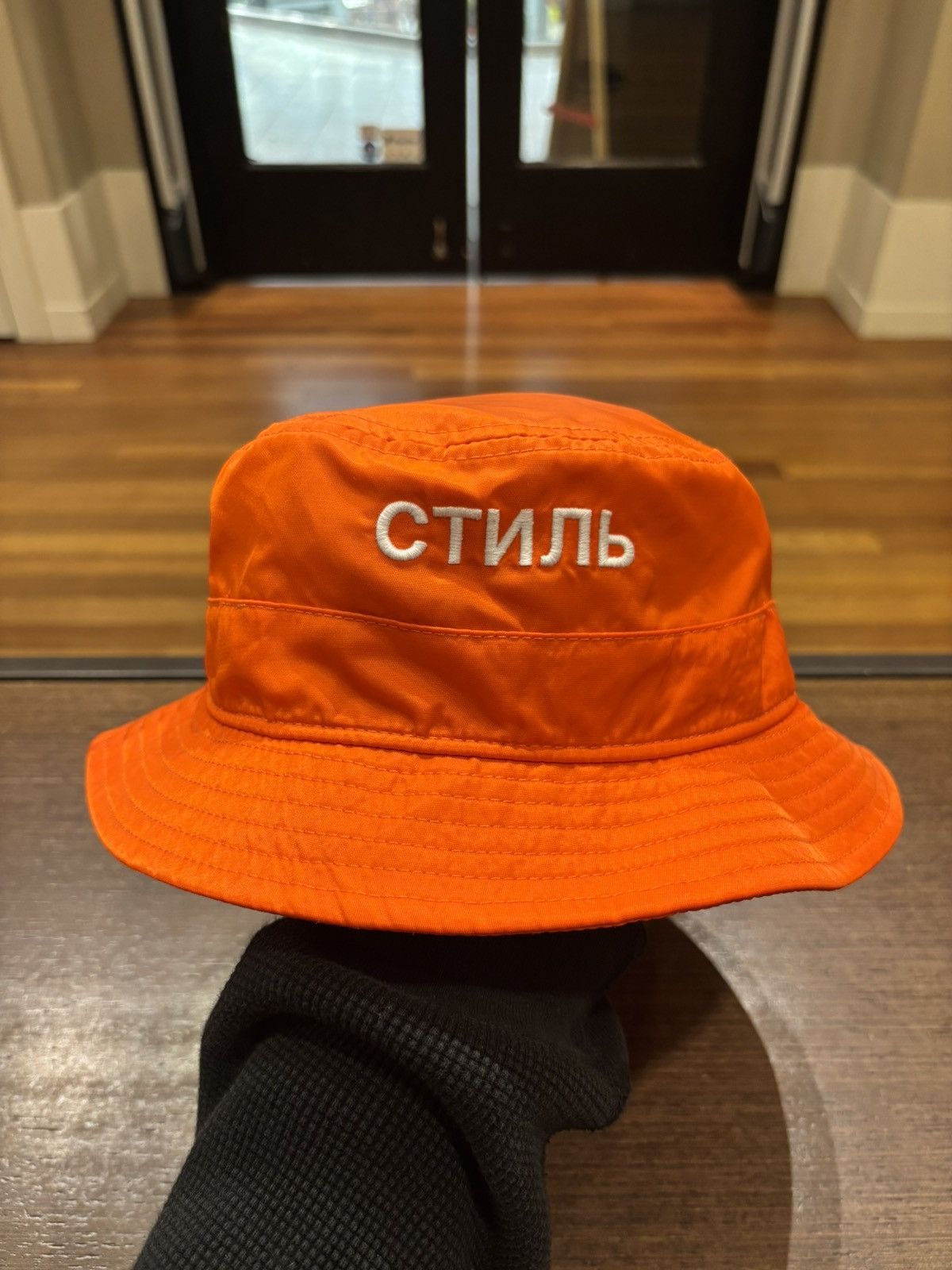 Heron Preston Heron Preston Logo Bucket Hat Size ONE SIZE - 1 Thumbnail
