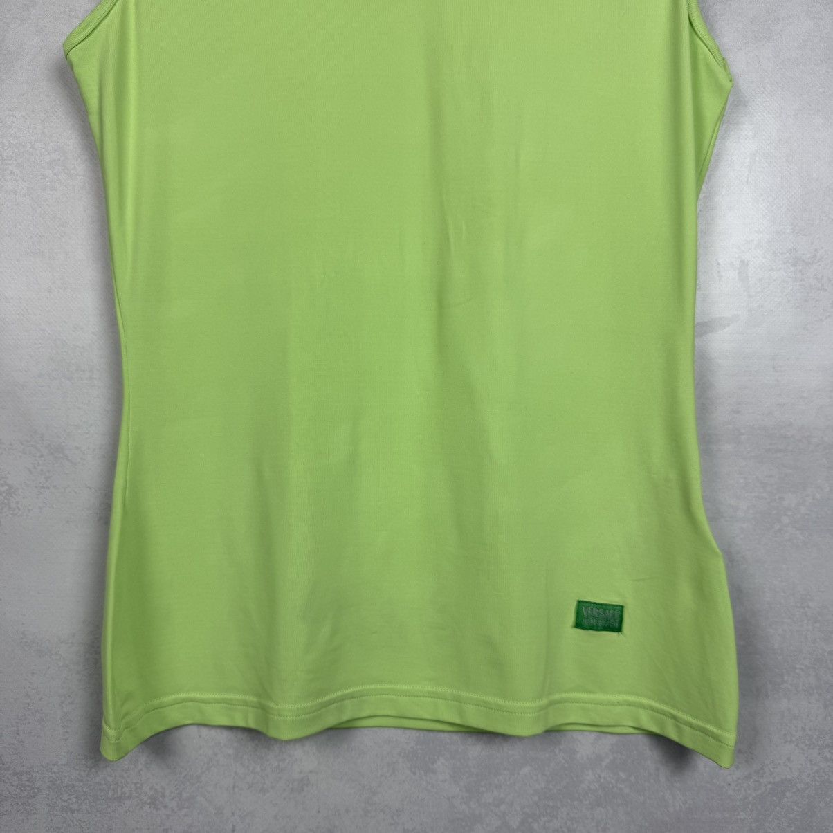 Versace × Versace Jeans Couture Versace Jeans Couture Women’s Nylon Acid Green Tank Top Size L / US 10 / IT 46 - 5 Thumbnail