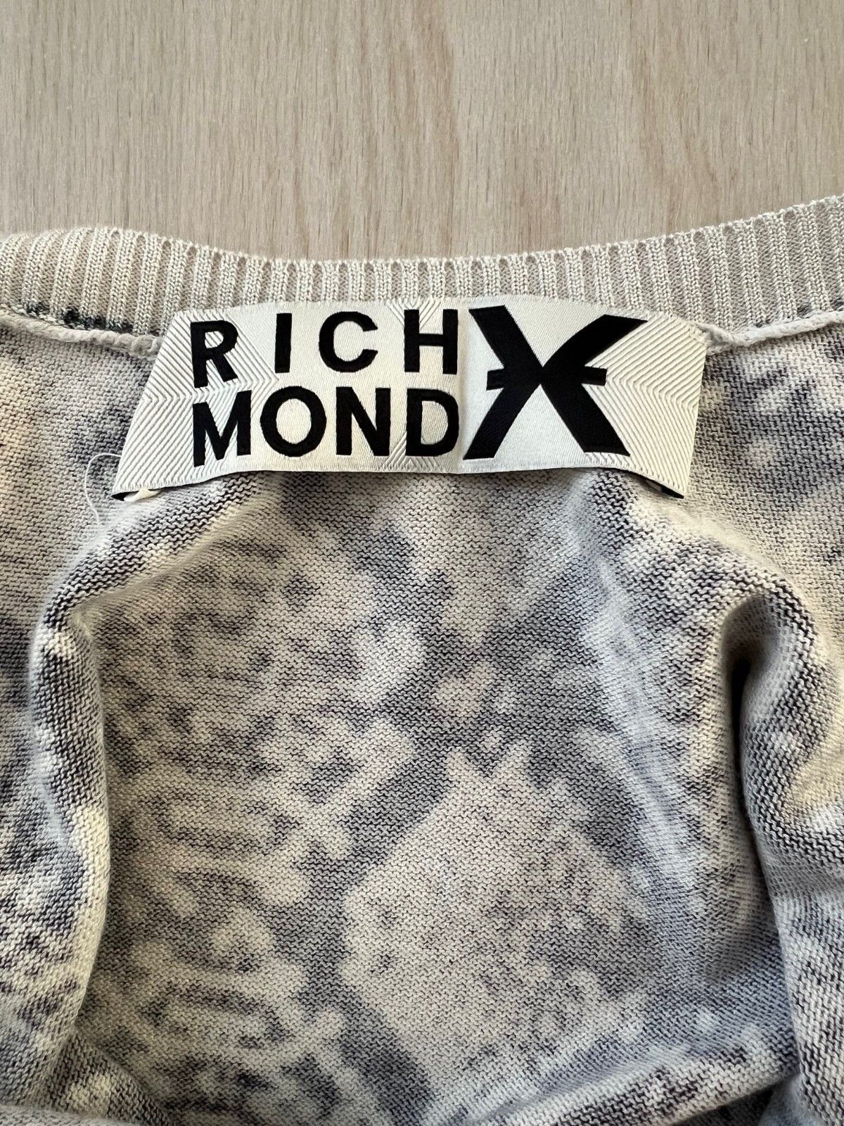 John Richmond Richmond X by John Richmond Snakeskin Knit Mini Dress ( S ) Size S / US 4 / IT 40 - 3 Thumbnail