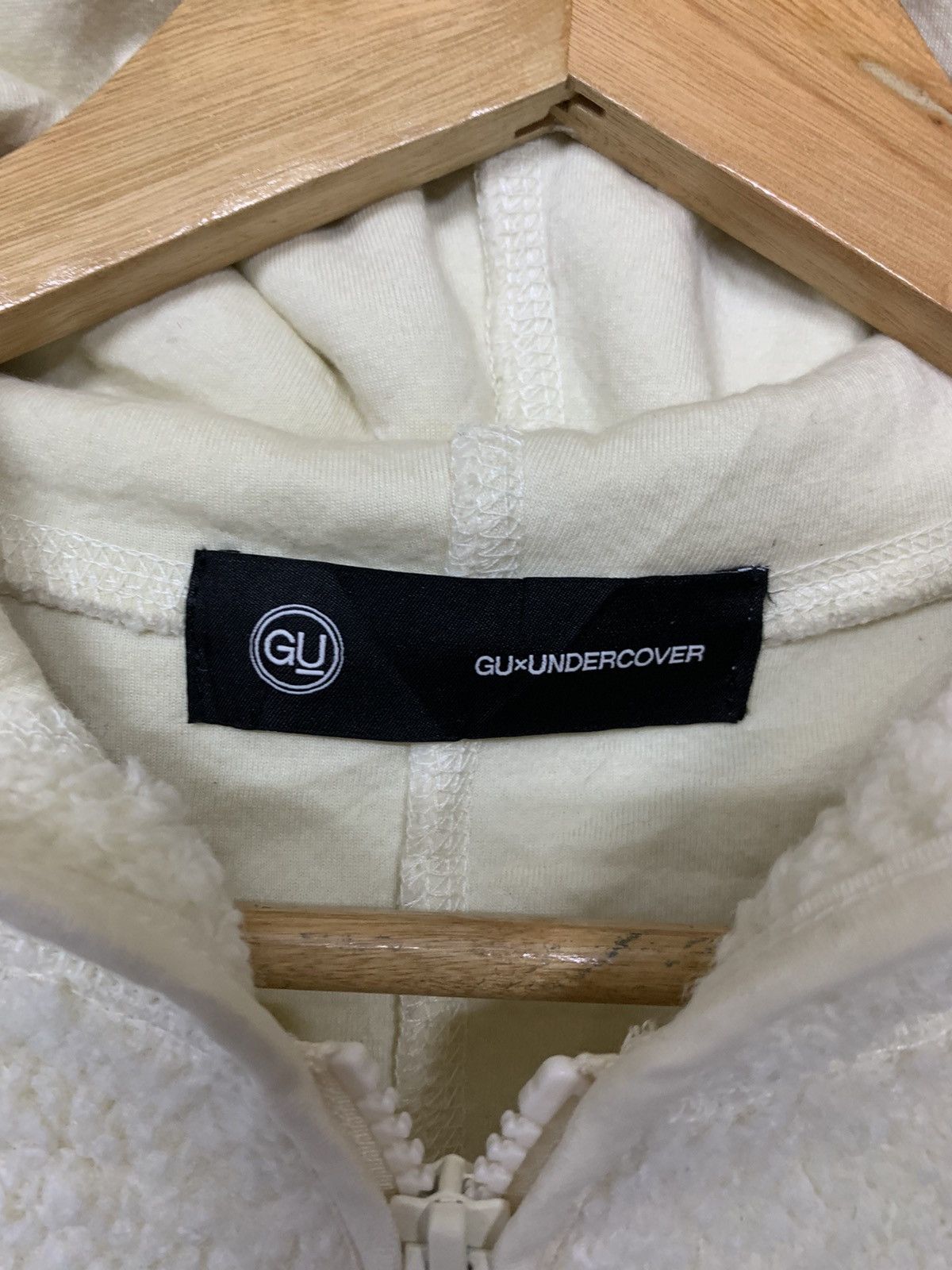 GU × Japanese Brand × Undercover Gu X Undercover Fleece Zipper Down Long Jacket Size US M / EU 48-50 / 2 - 6 Thumbnail