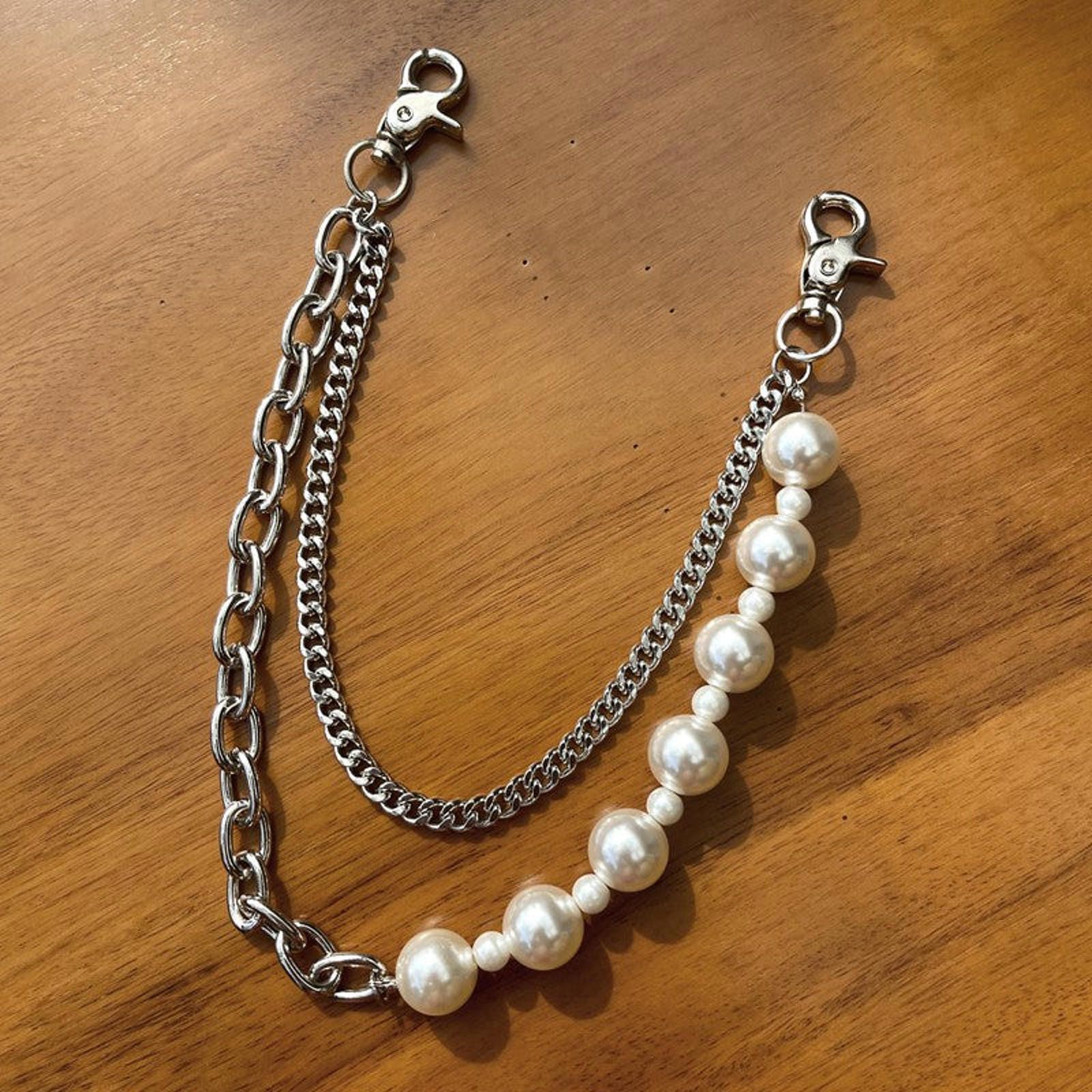 Vintage Pearl Street Wallet Chain, Pants Chain Size ONE SIZE - 2 Thumbnail