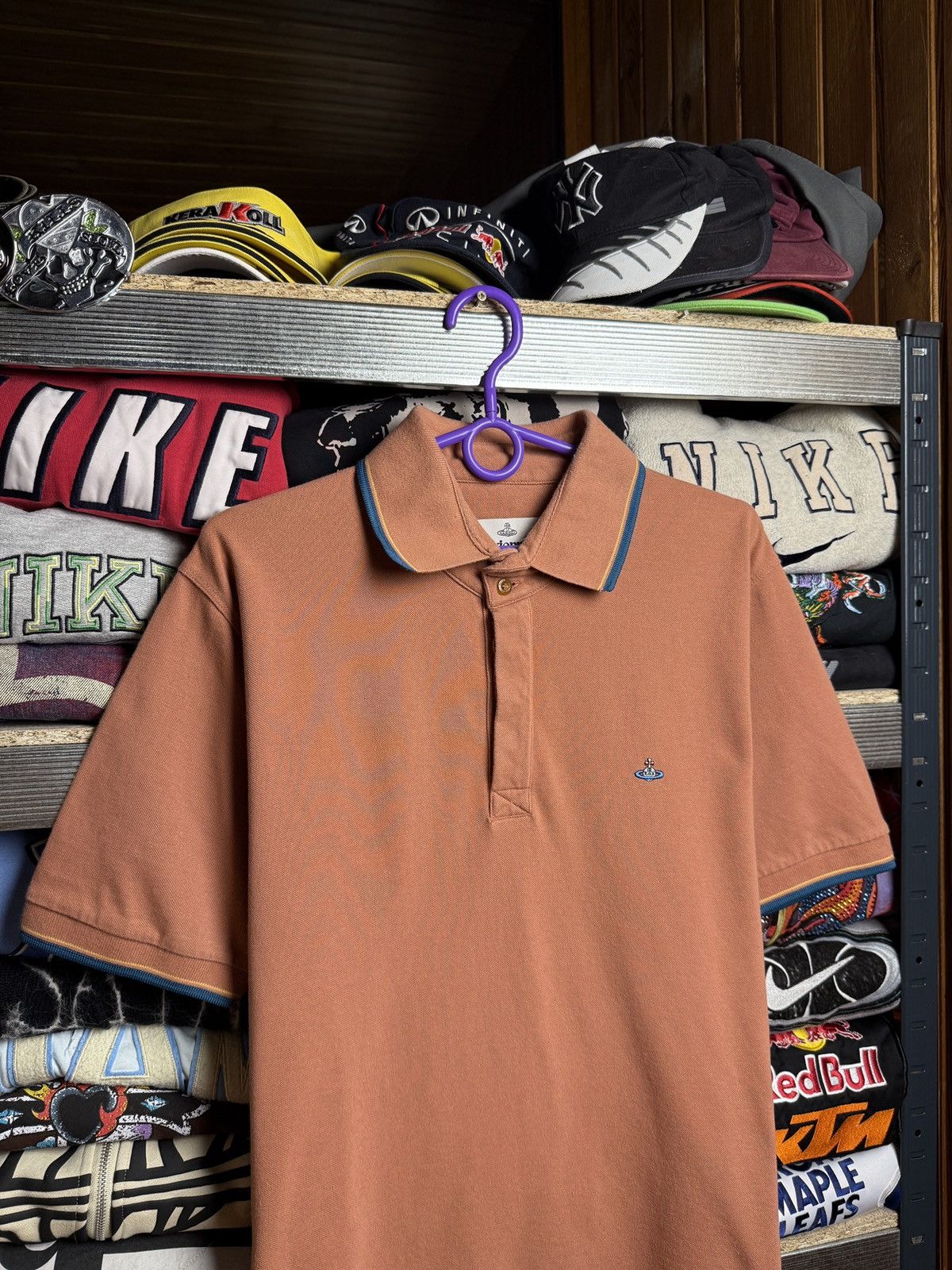 Vivienne Westwood VINTAGE VIVIENNE WESTWOOD POLO TEE SMALL LOGO Size US XL / EU 56 / 4 - 3 Thumbnail
