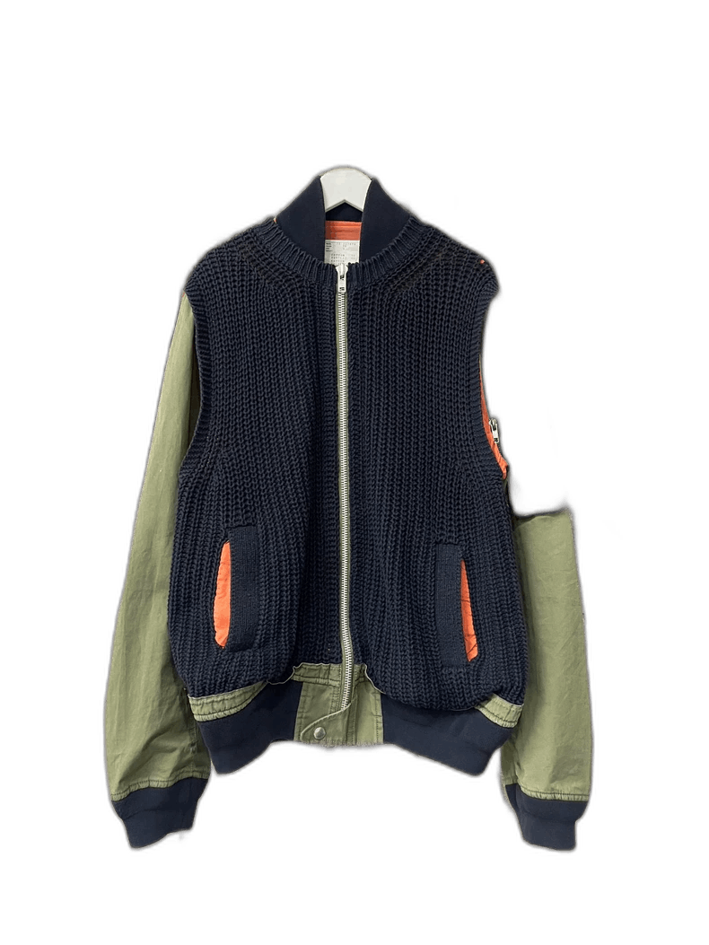 Sacai Patchwork Jacket Coat-2506