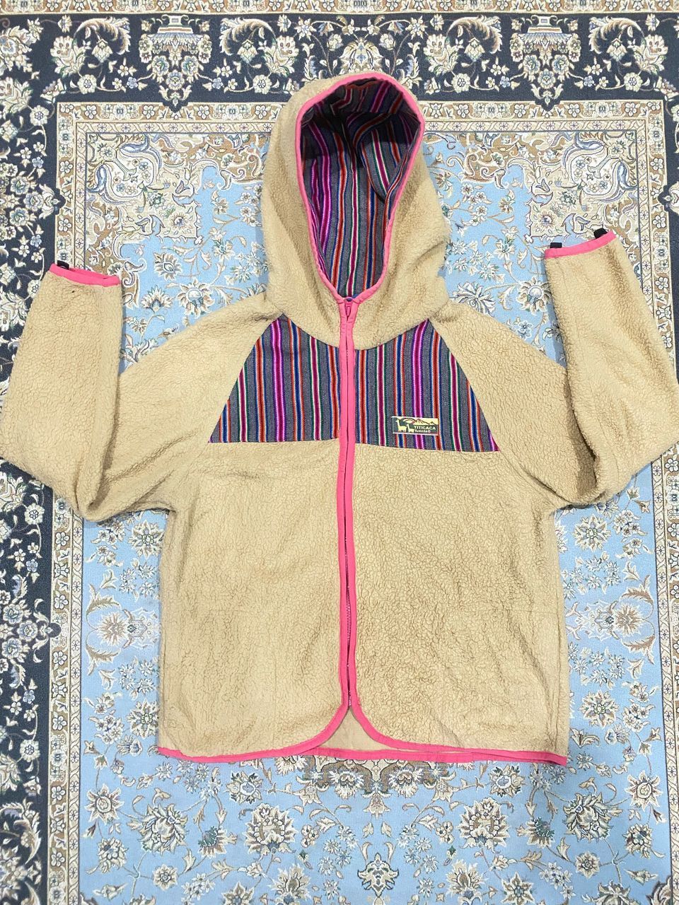 Japanese Brand × Native × Vintage Vintage Titicaca Native Fleece Hoodies Jacket Size US M / EU 48-50 / 2 - 1 Thumbnail