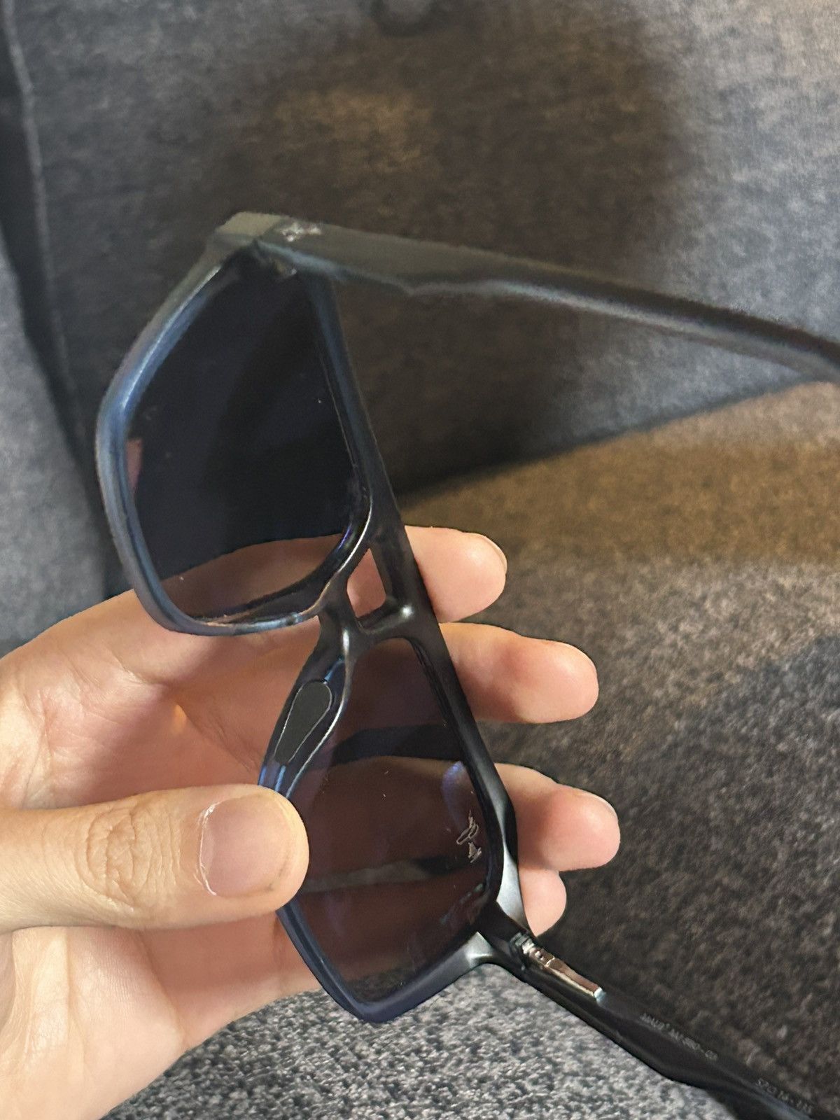 Maui Jim Maui Jim Wedges B880-03 Black Fade Blue Polarized 57mm Size ONE SIZE - 7 Thumbnail