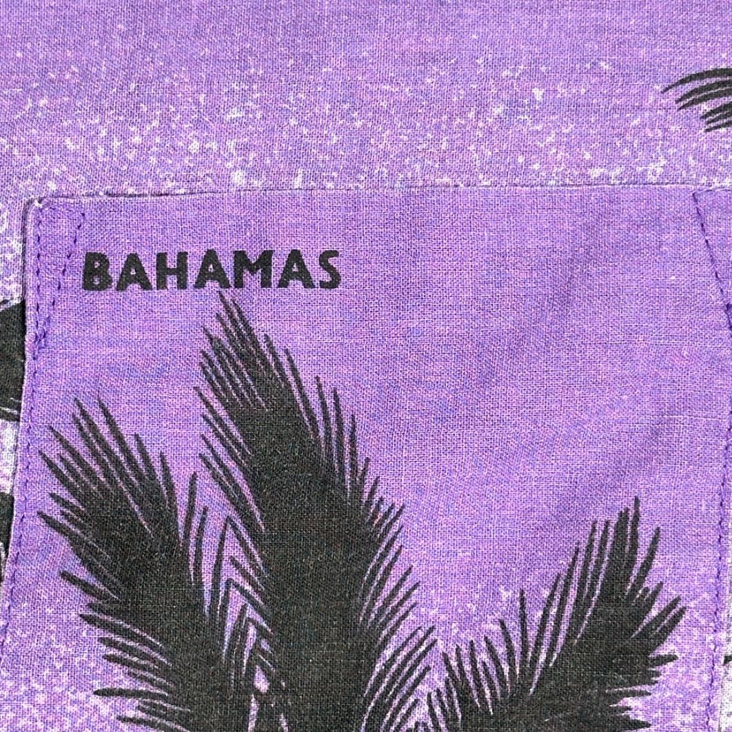 Vintage VINTAGE Island Dreams Purple Palm Trees 90s Shirt Adult SMALL Graphic Print Pocket Front Button-Up Size US S / EU 44-46 / 1 - 4 Thumbnail