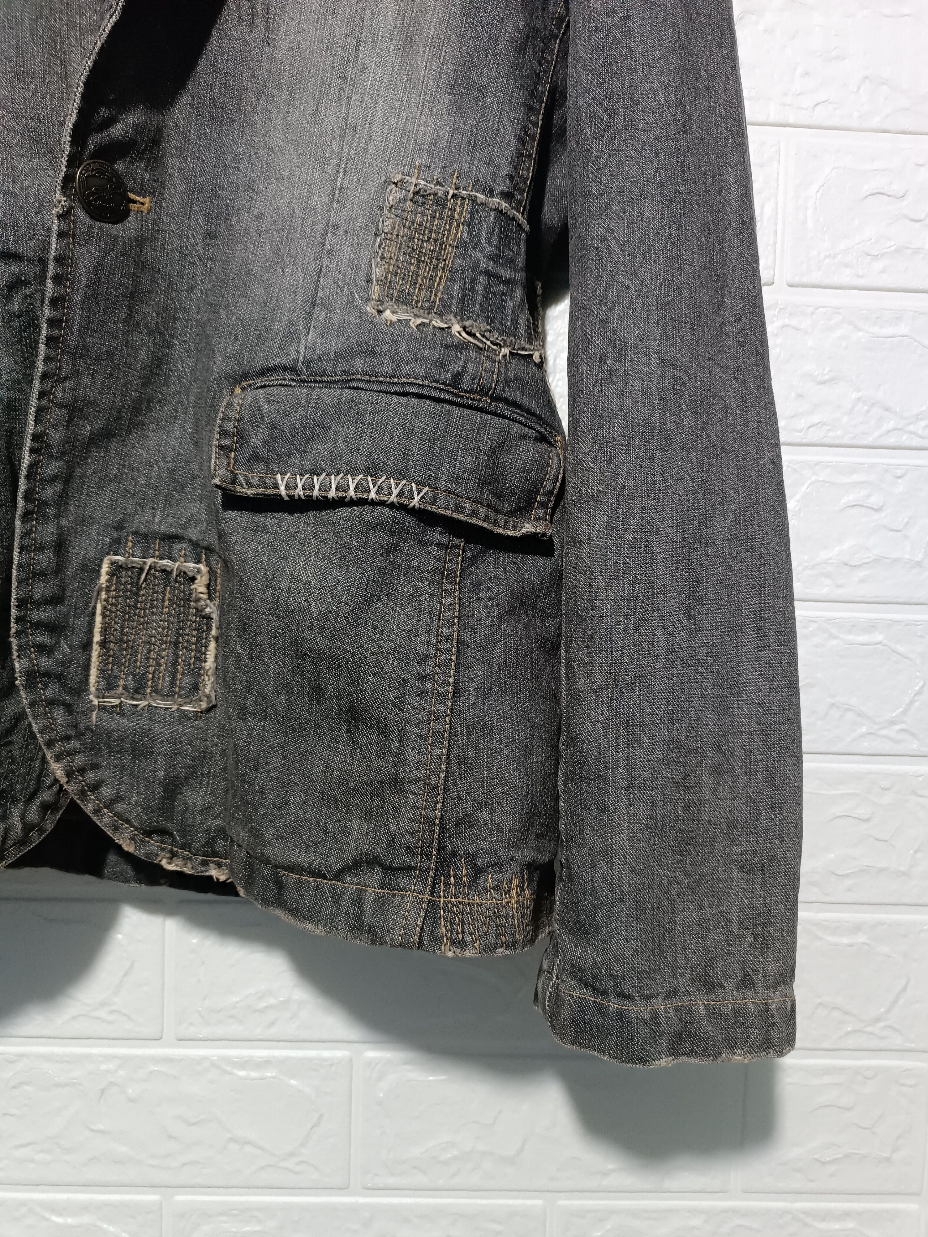 In The Attic In The Attic Mud Wash Studded Punk Jeans Denim Size US M / EU 48-50 / 2 - 7 Thumbnail