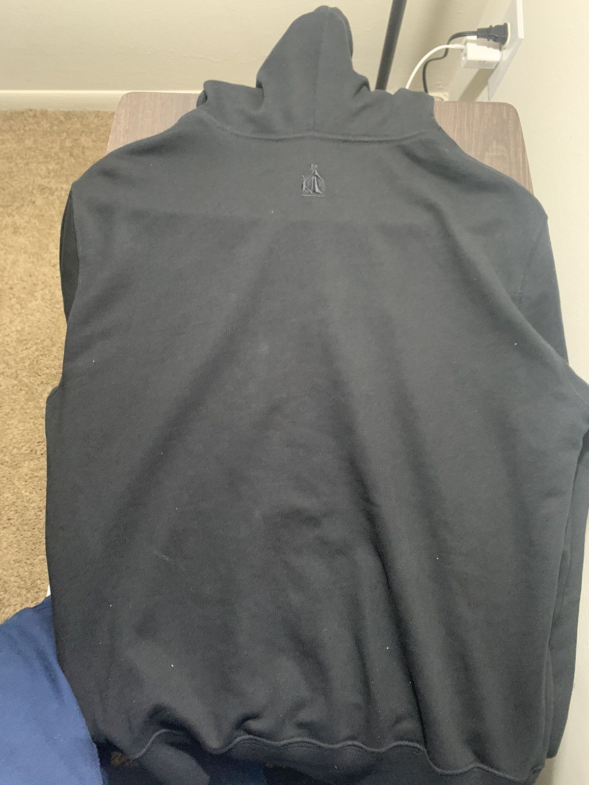 Lanvin Lanvin Logo Embroidered Drawstring Hoodie Size US XS / EU 42 / 0 - 4 Thumbnail